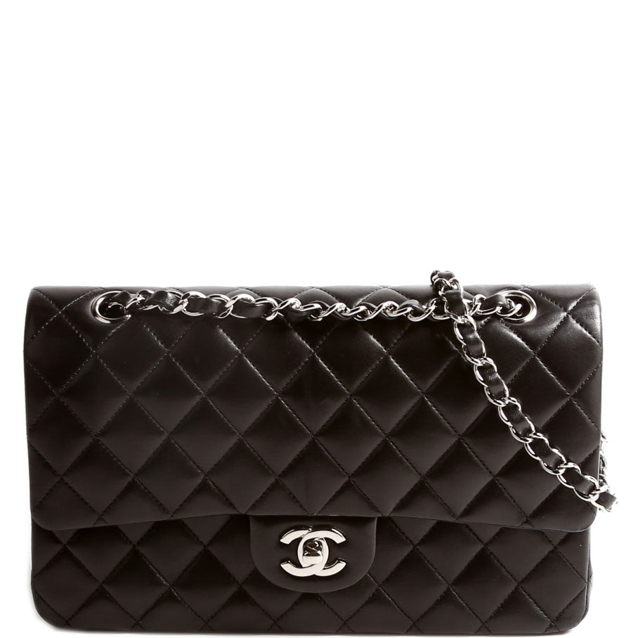 Chanel Classic Flap Lambskin 17-20M Black Handbag