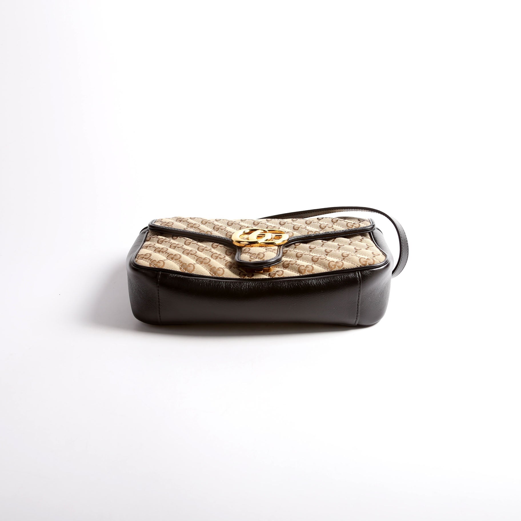 Gucci Marmont GG Canvas Small Flap Shoulder Bag Flap 2
