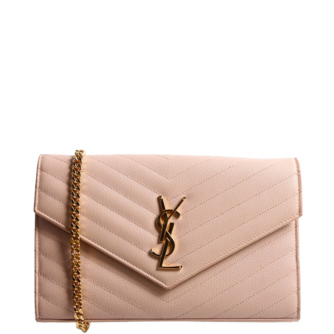 YSL Saint Laurent Saint Laurent Grain De Wallet Bag Pink Travel Bag