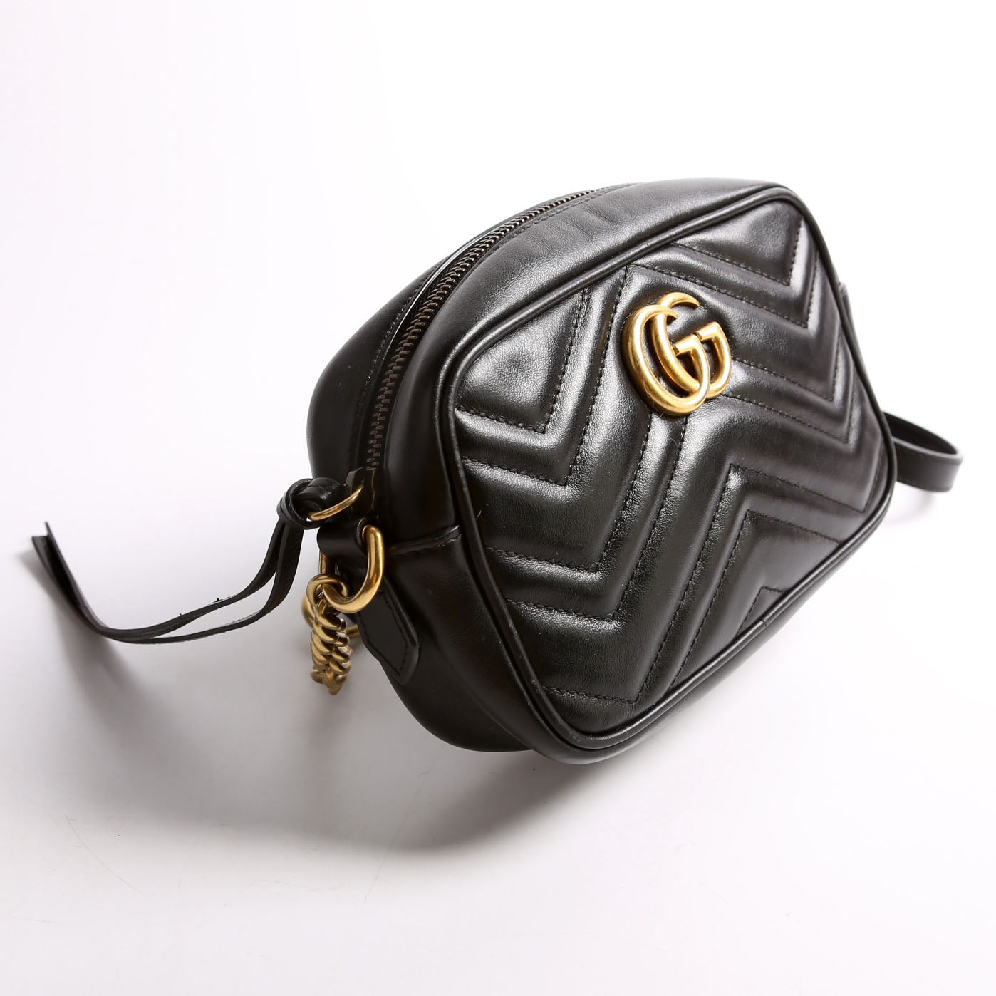 Gucci Marmont Camera Black Mini Travel Bag Black 5