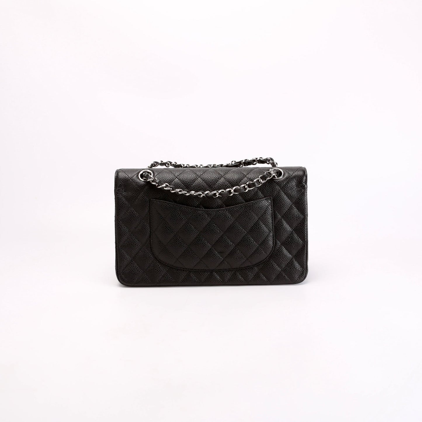 Chanel Classic Flap Caviar 28M Black Handbag
