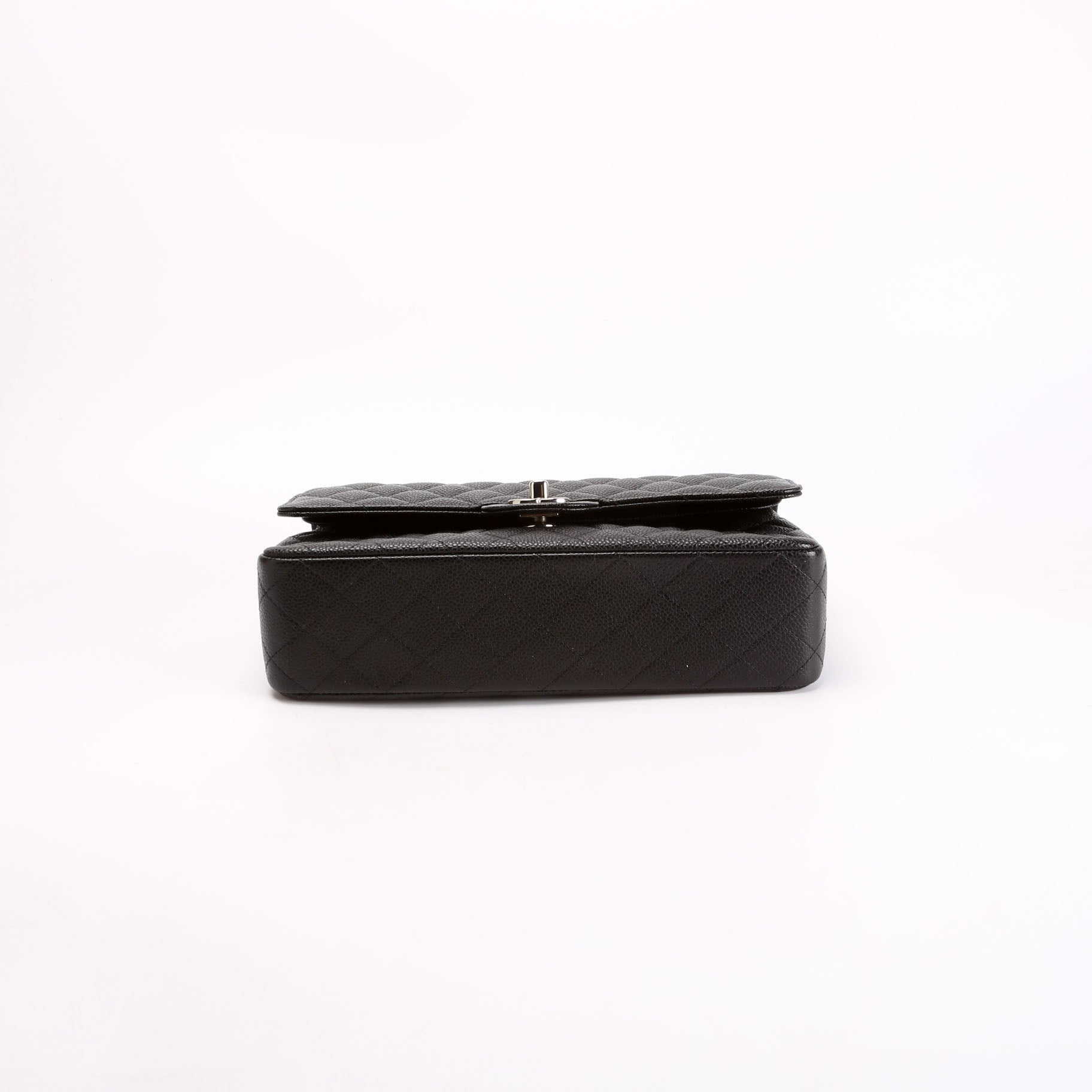 Chanel Classic Flap Caviar 28M Black Handbag