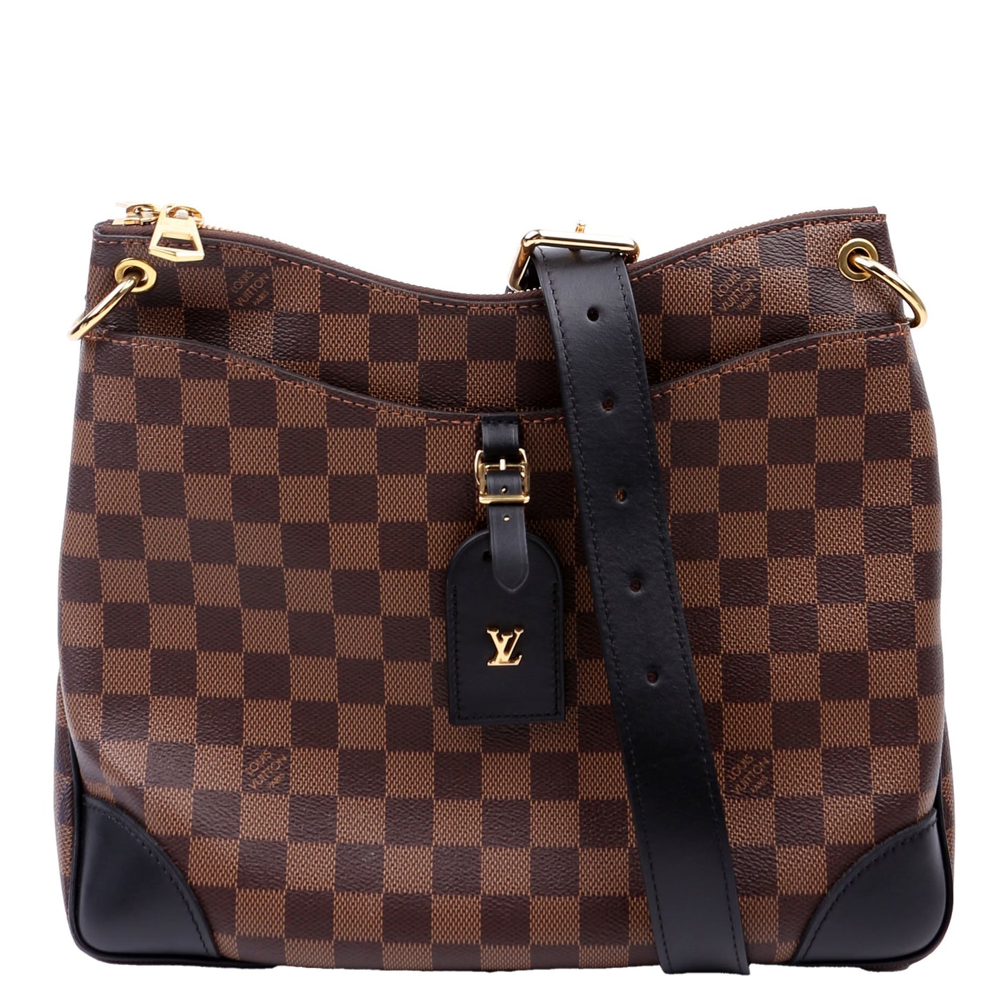 Louis Vuitton Odeon MM Ebene New Model Damier Black Handbag