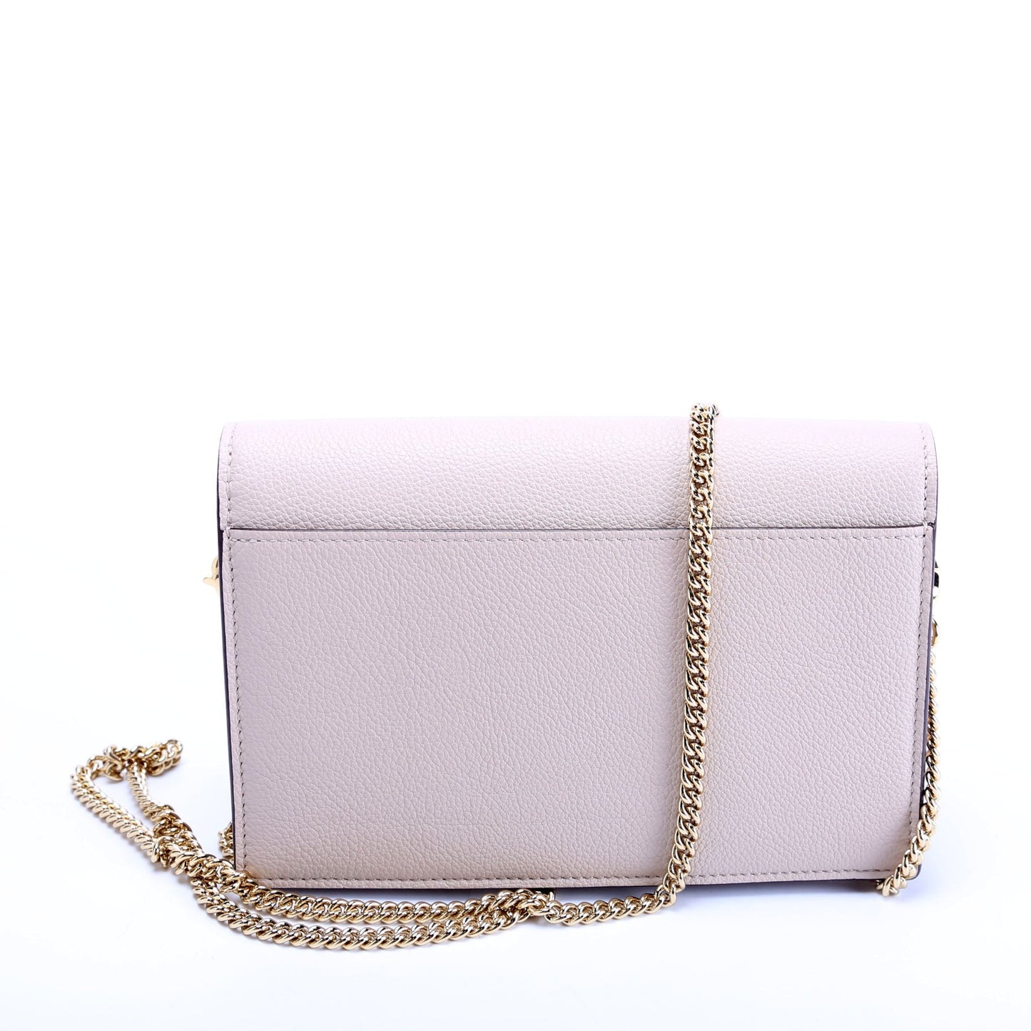 Louis Vuitton Mylockme Pochette Greige Gold Clutch Bag