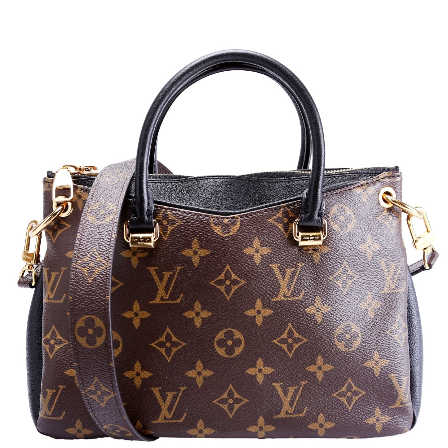 Louis Vuitton Pallas BB Monogram Black Handbag Black 3