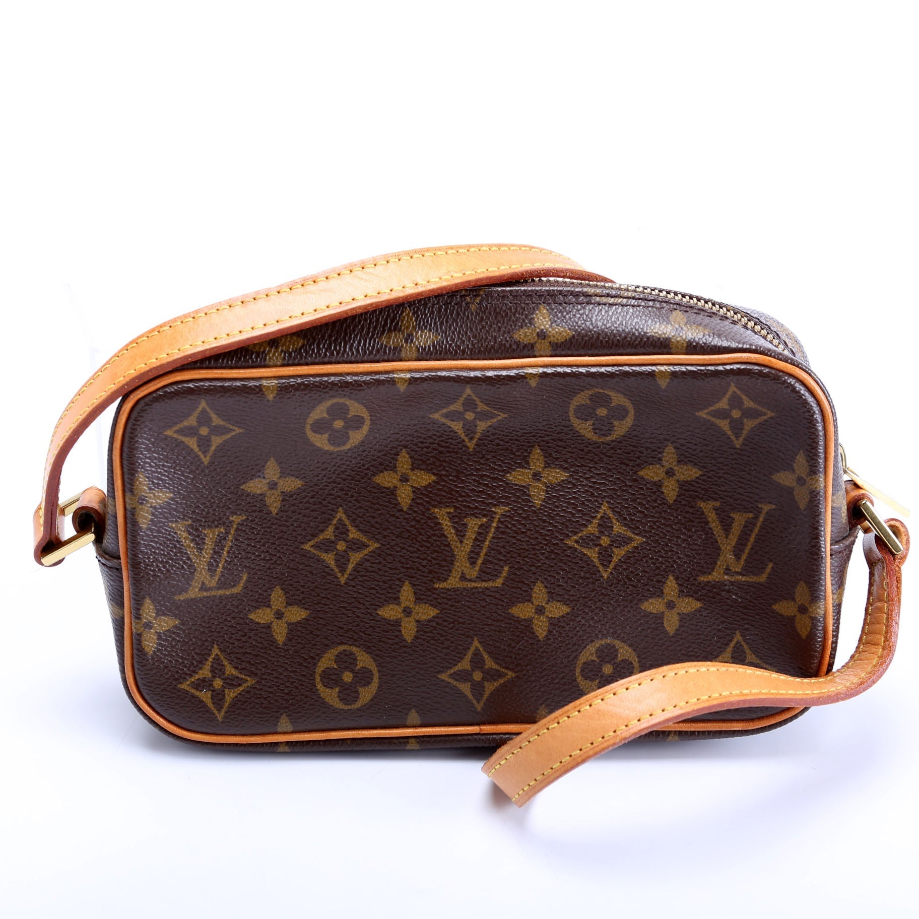 Louis Vuitton Pochette Cite Monogram Brown Clutch Bag