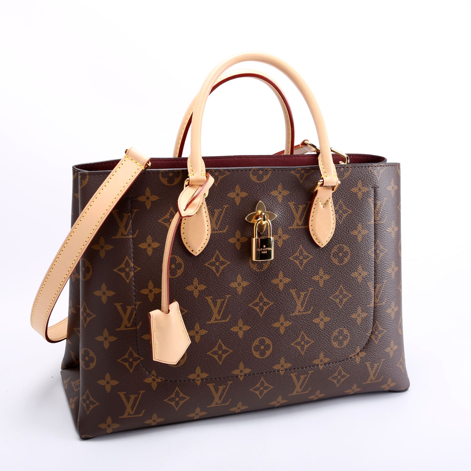 Louis Vuitton Flower Monogram Tote Bag Monogram 9