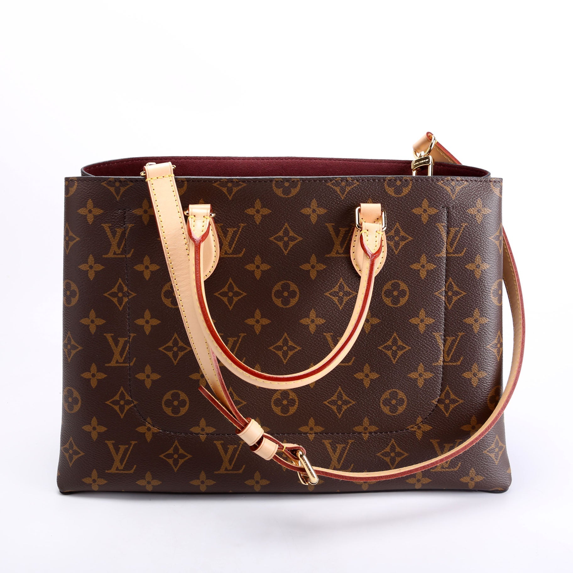 Louis Vuitton Flower Monogram Tote Bag Monogram 9