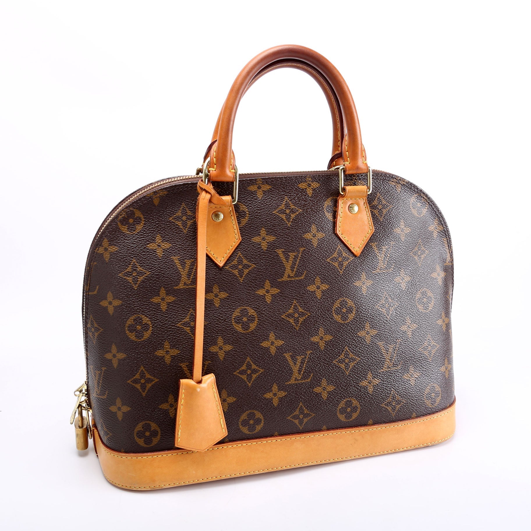 Louis Vuitton Alma PM Newer Monogram Handbag Newer 4