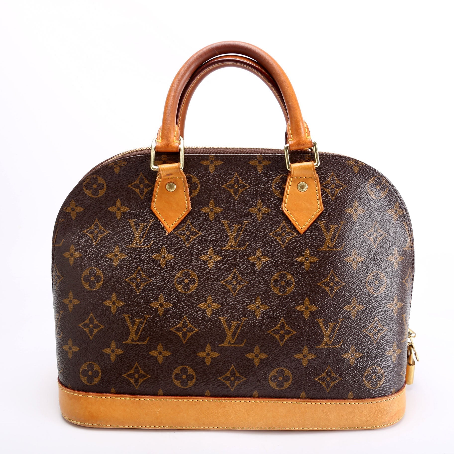 Louis Vuitton Alma PM Newer Monogram Handbag Newer 4
