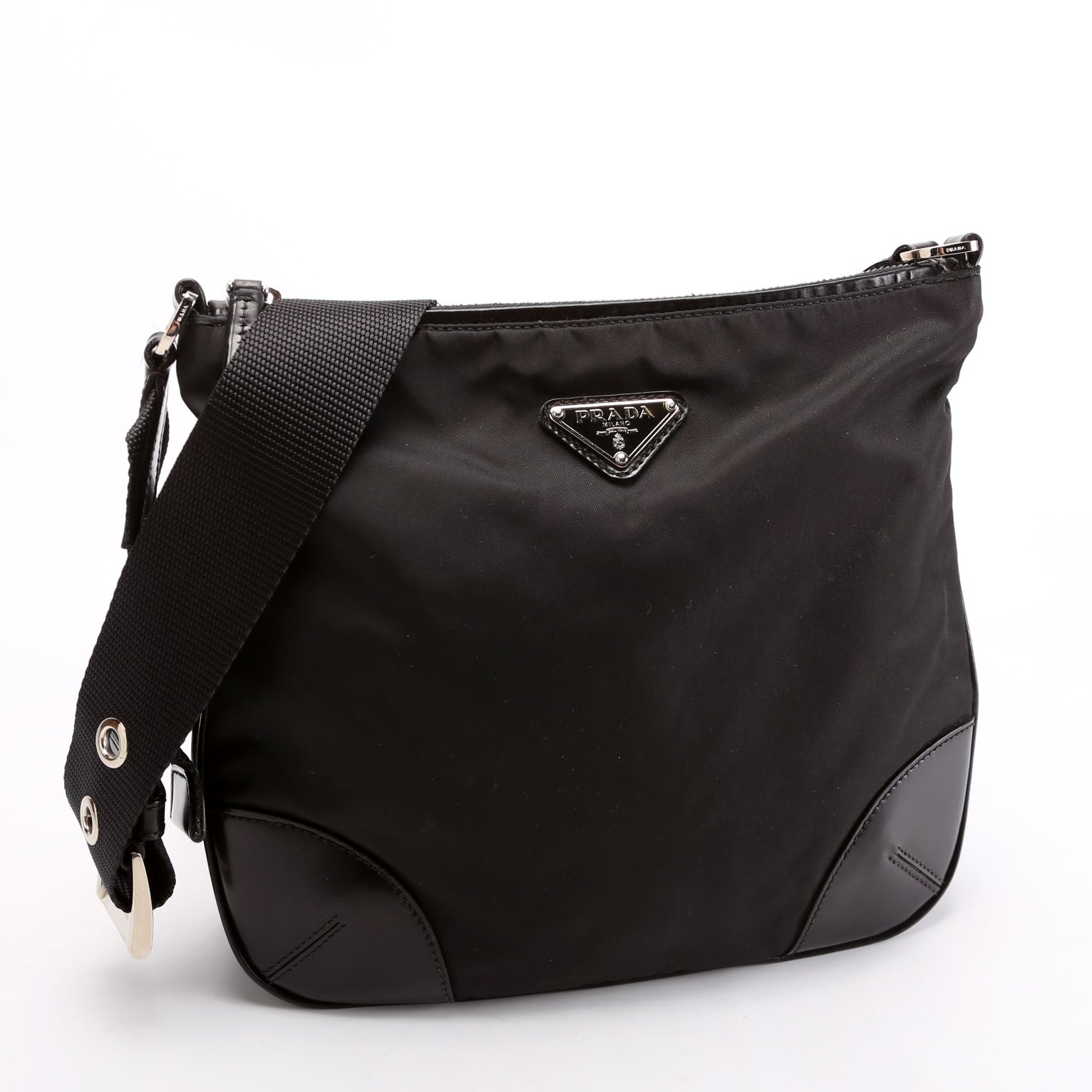 Prada Shoulder Bag Nylon Black
