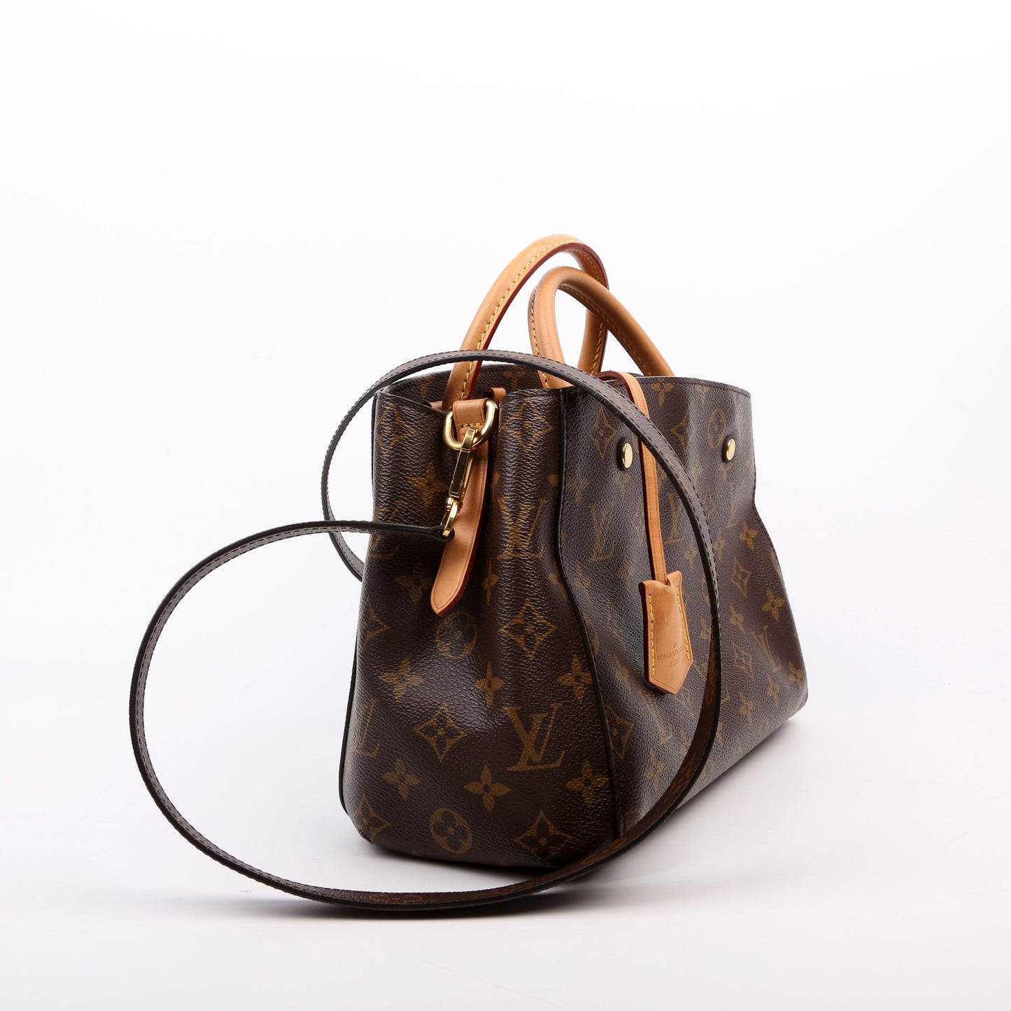 Louis Vuitton Montaigne BB Mauve Monogram Handbag