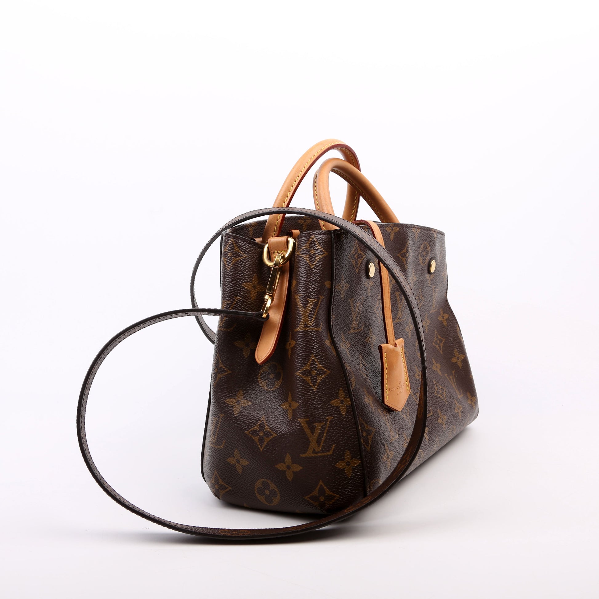Louis Vuitton Montaigne BB Mauve Monogram Handbag