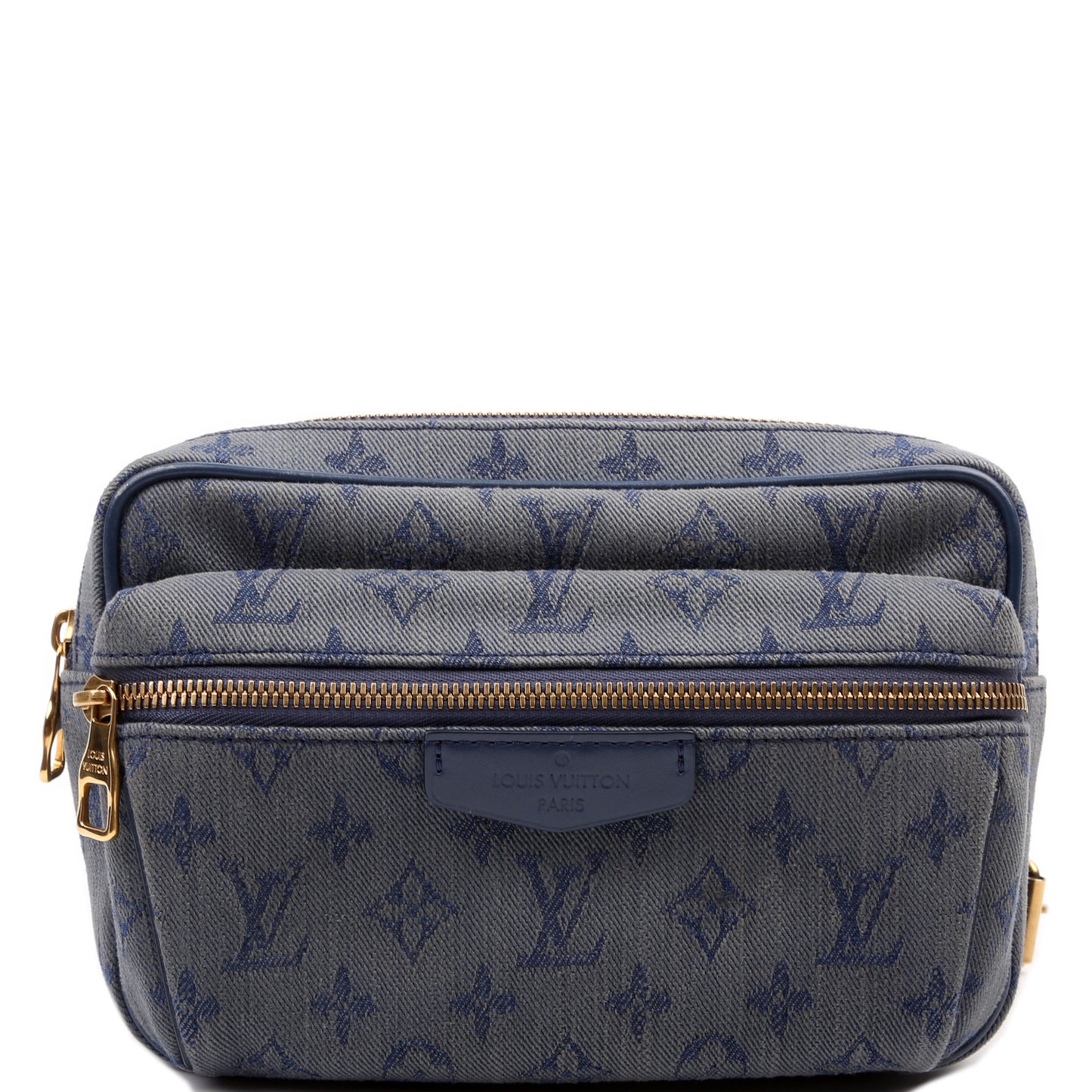 Louis Vuitton Outdoor Bumbag Denim Monogram Blue Handbag
