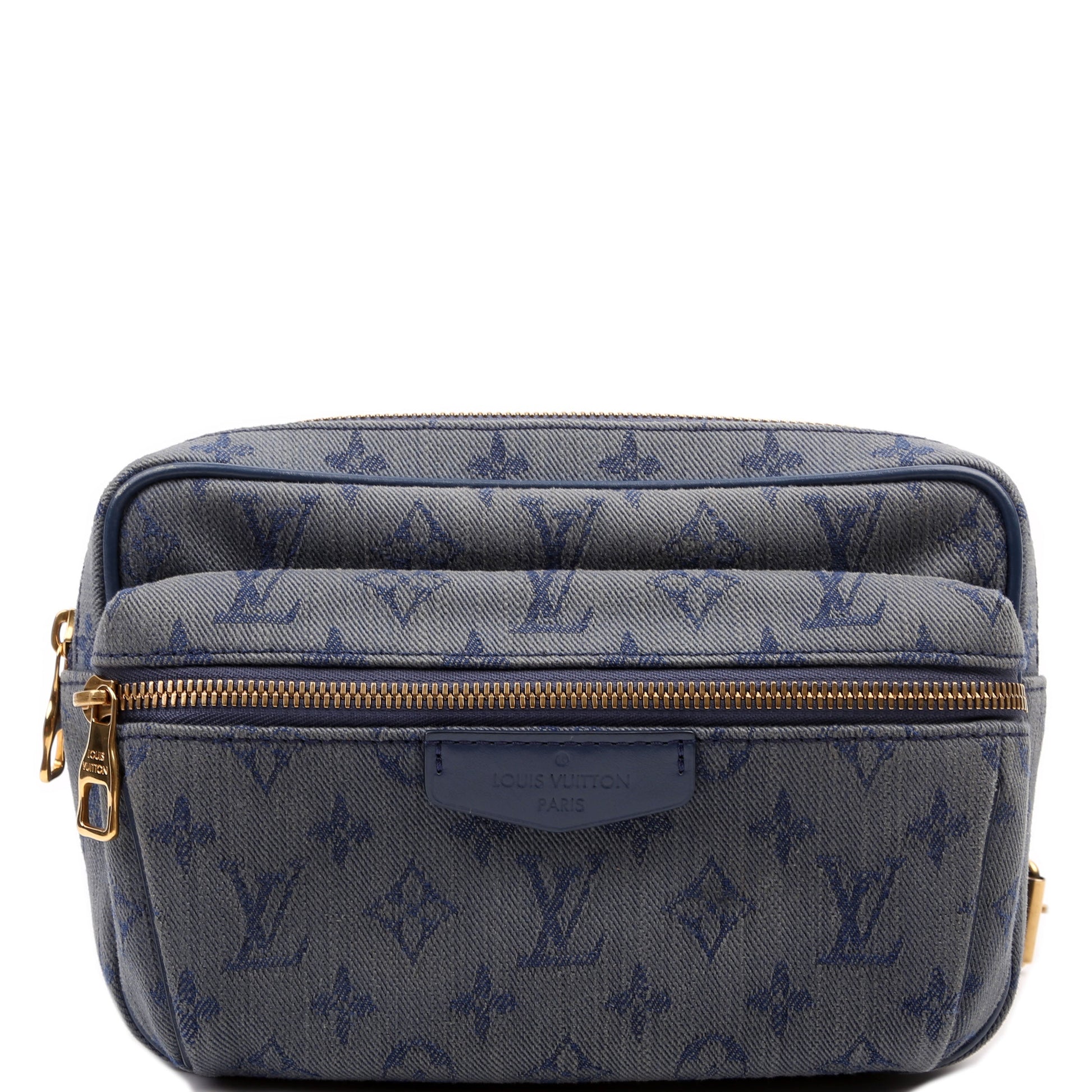 Louis Vuitton Outdoor Bumbag Denim Monogram Blue Handbag