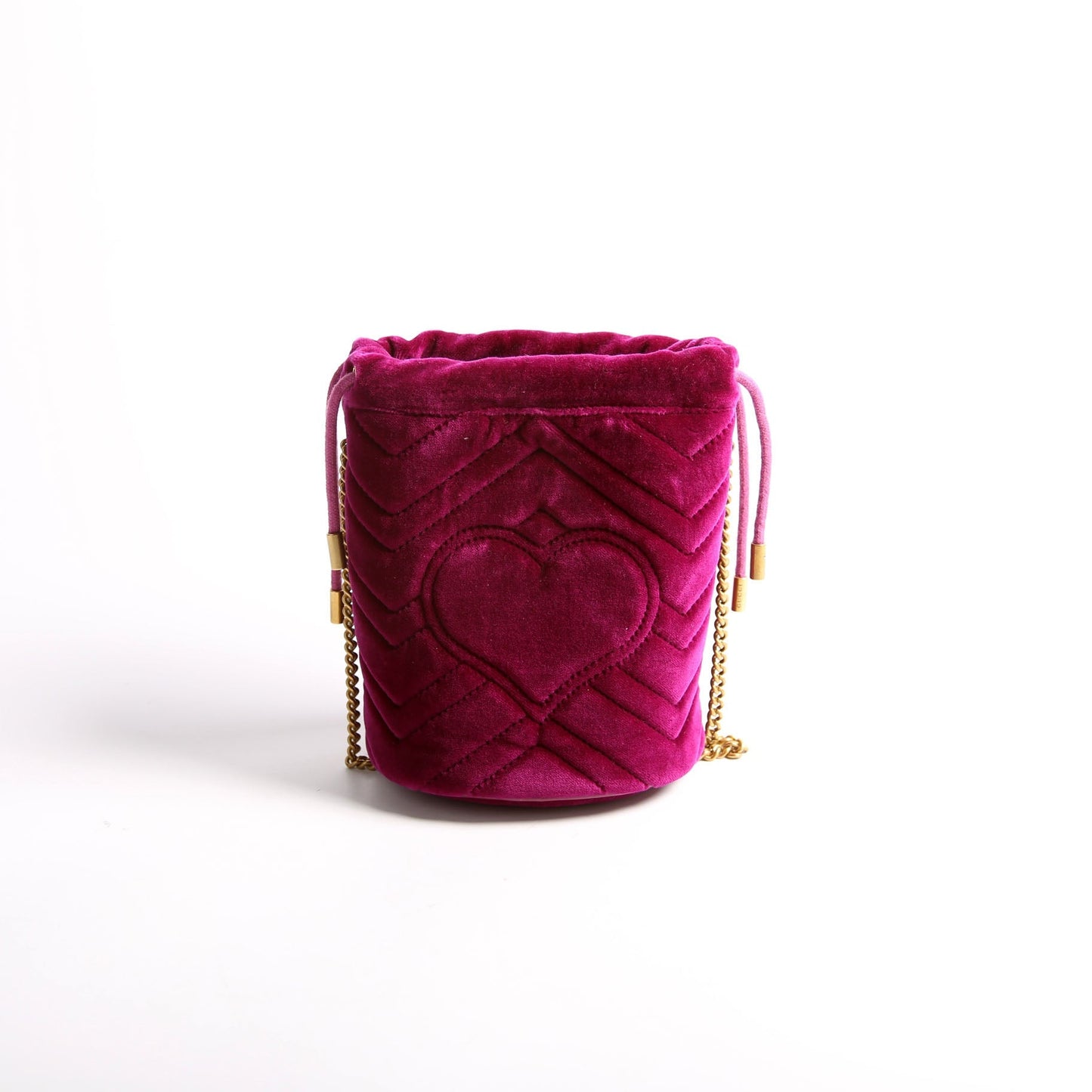 Gucci Velvet Marmont Purple Mini Bucket Bag