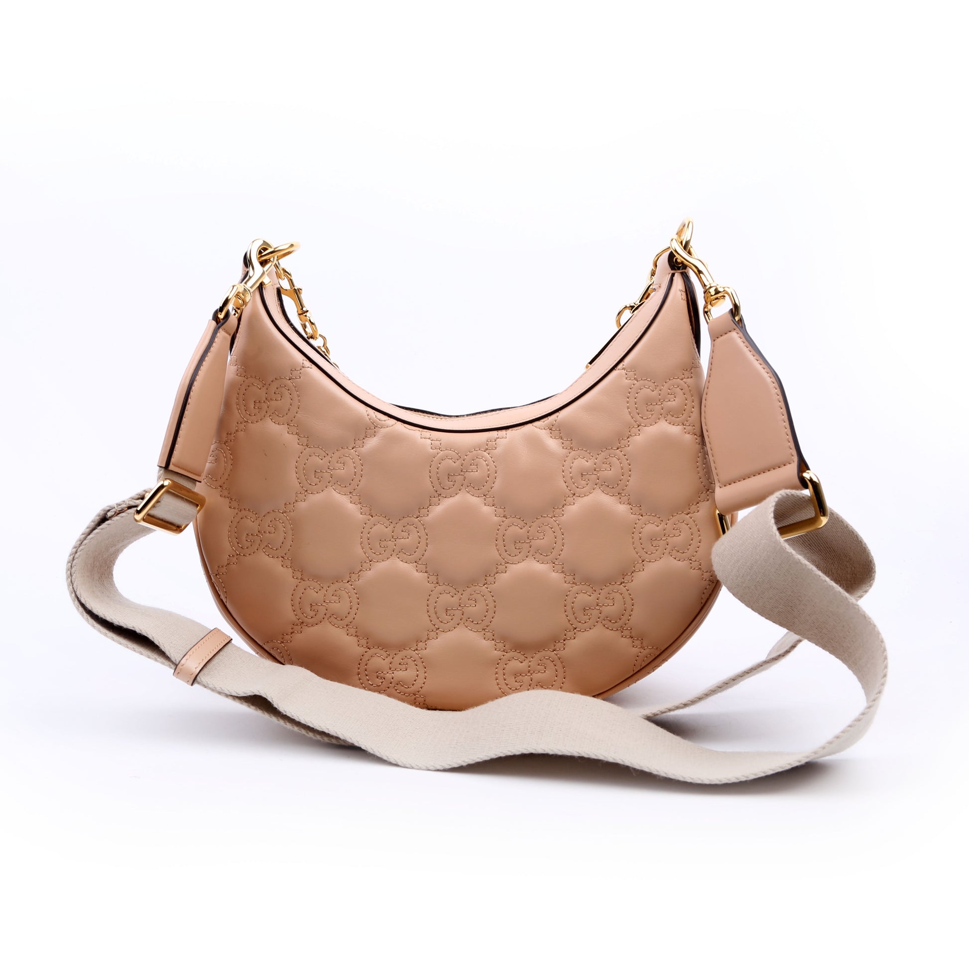 Gucci Matelasse Tan Small Travel Bag