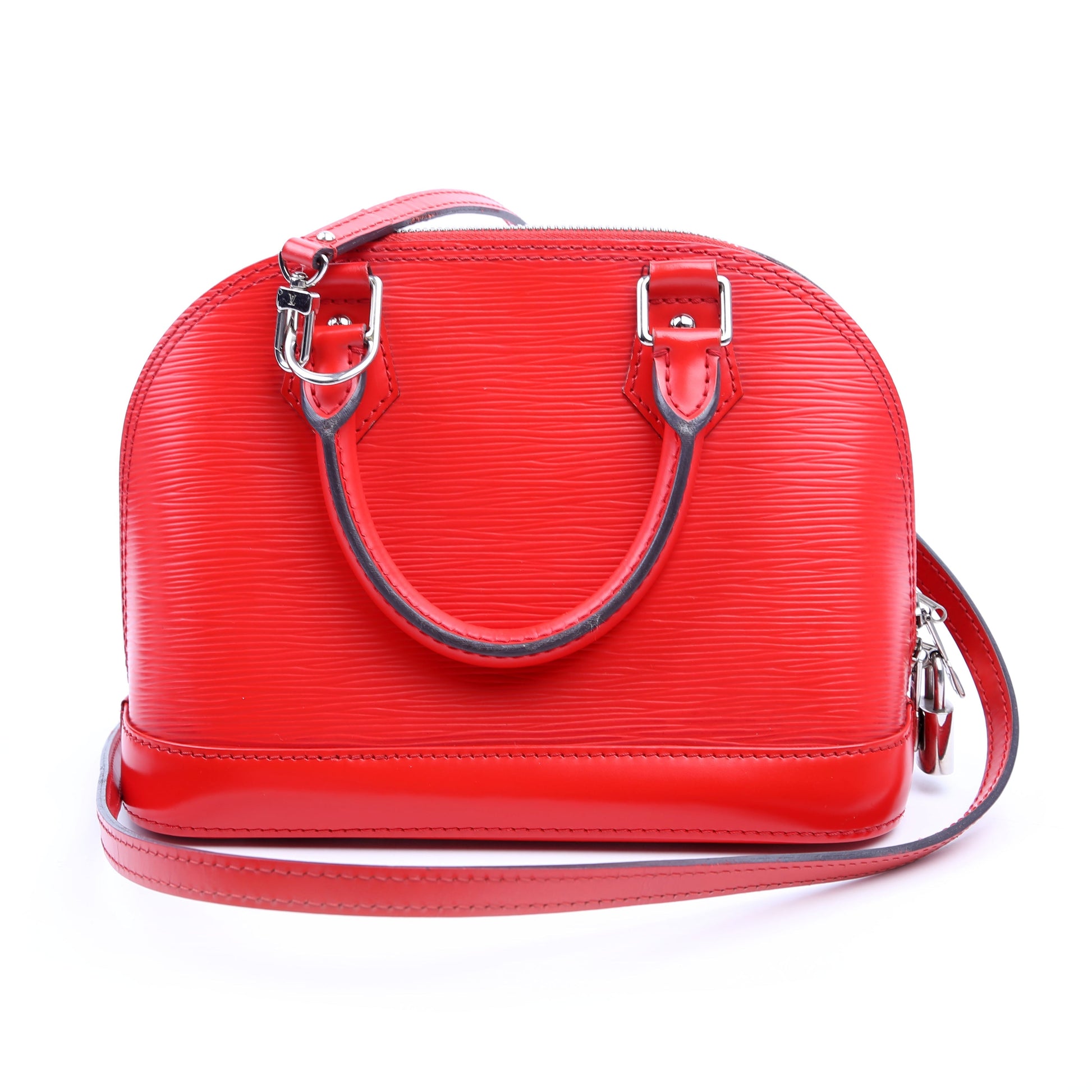 Louis Vuitton Alma BB Epi Red Handbag