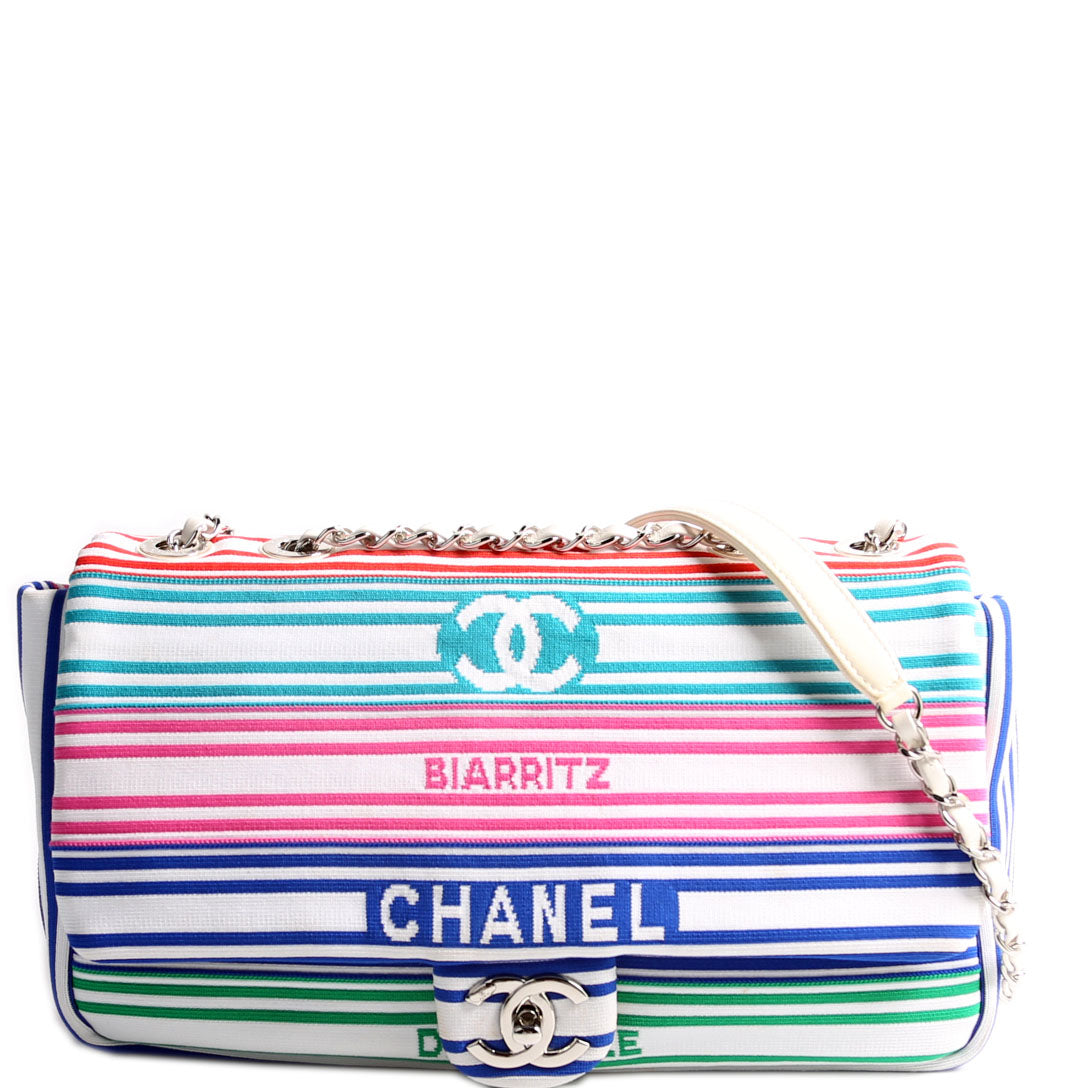 Chanel Venise Biarritz Flap Mixed Fibers Lambskin Handbag