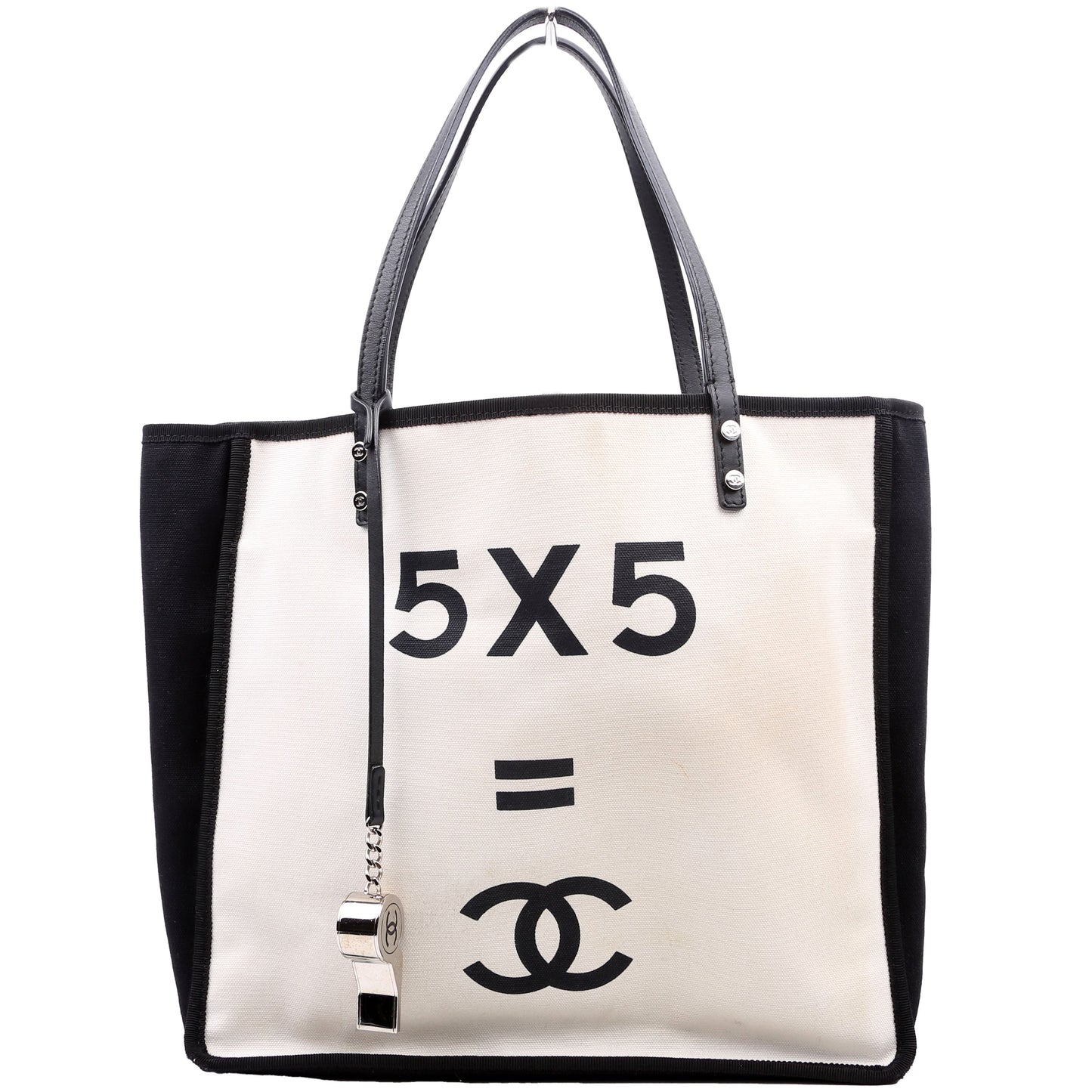 Chanel CC Lets Demonstrate 20M Small Canvas Tote Bag