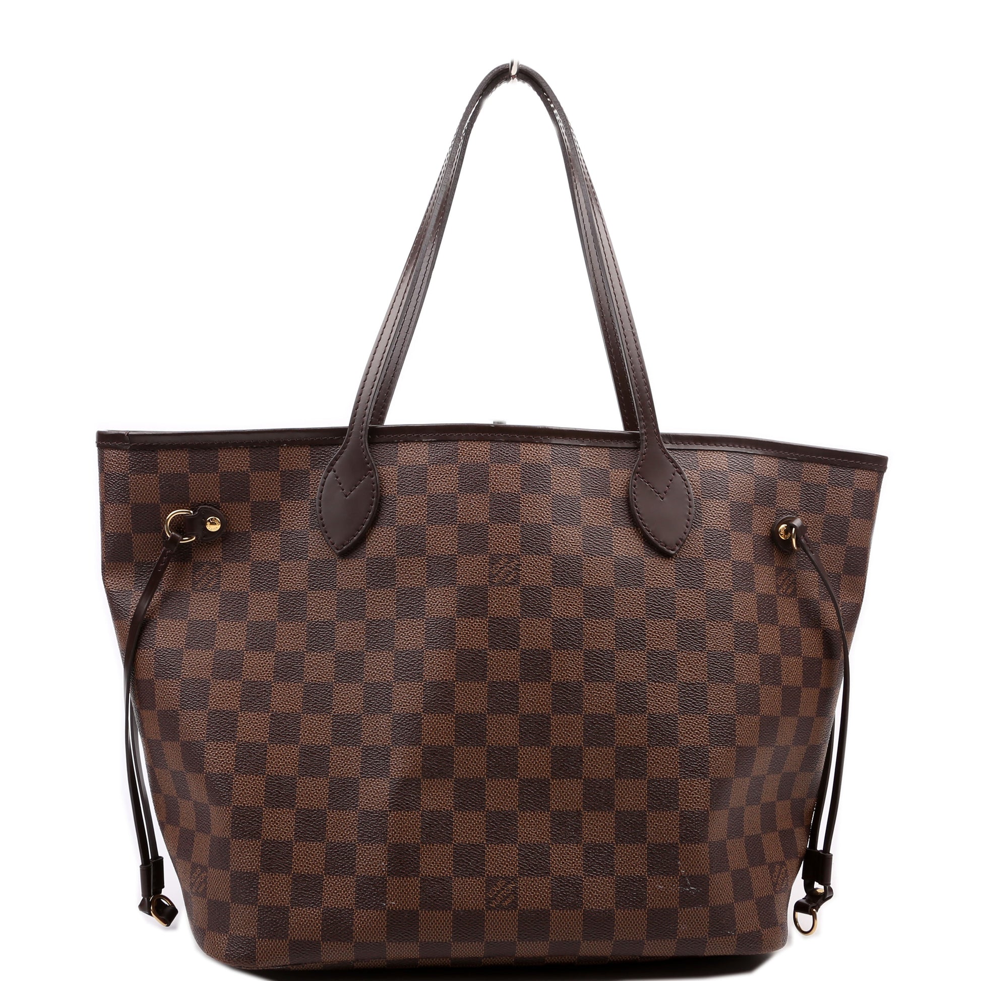 Louis Vuitton Neverfull MM Ebene Damier Pink Tote Bag