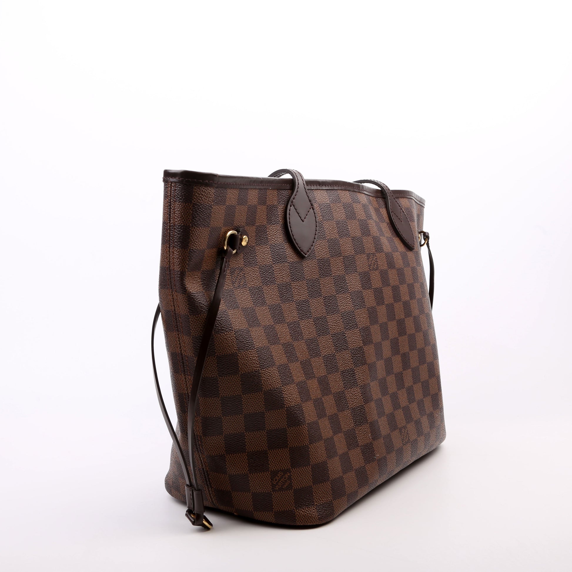 Louis Vuitton Neverfull MM Ebene Damier Pink Tote Bag