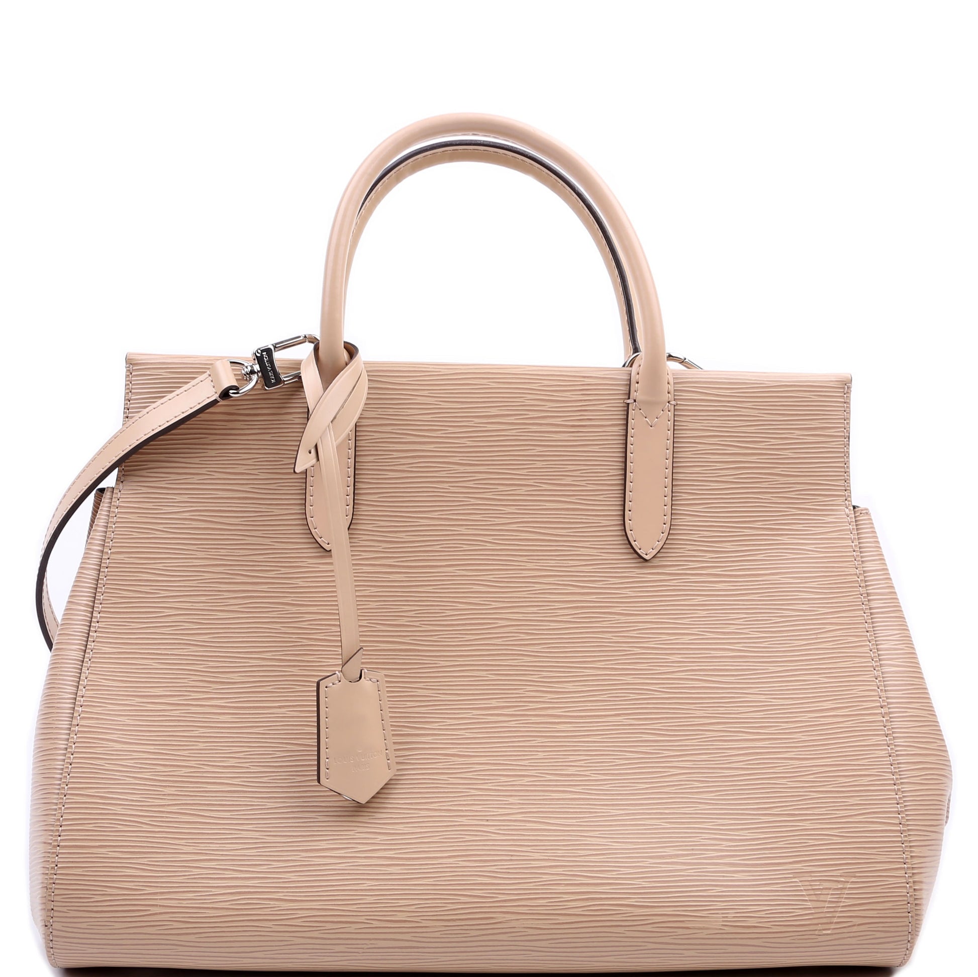 Louis Vuitton Marly MM Epi Beige Handbag