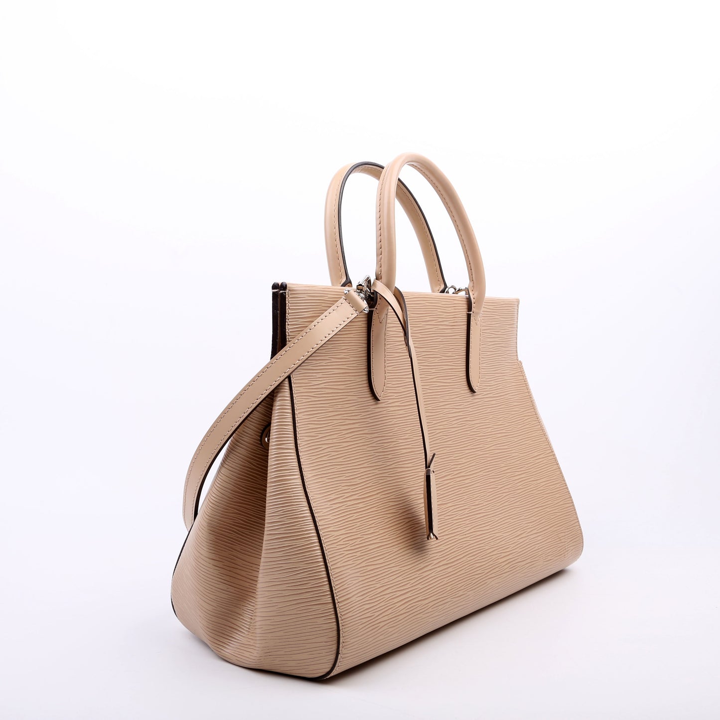 Louis Vuitton Marly MM Epi Beige Handbag