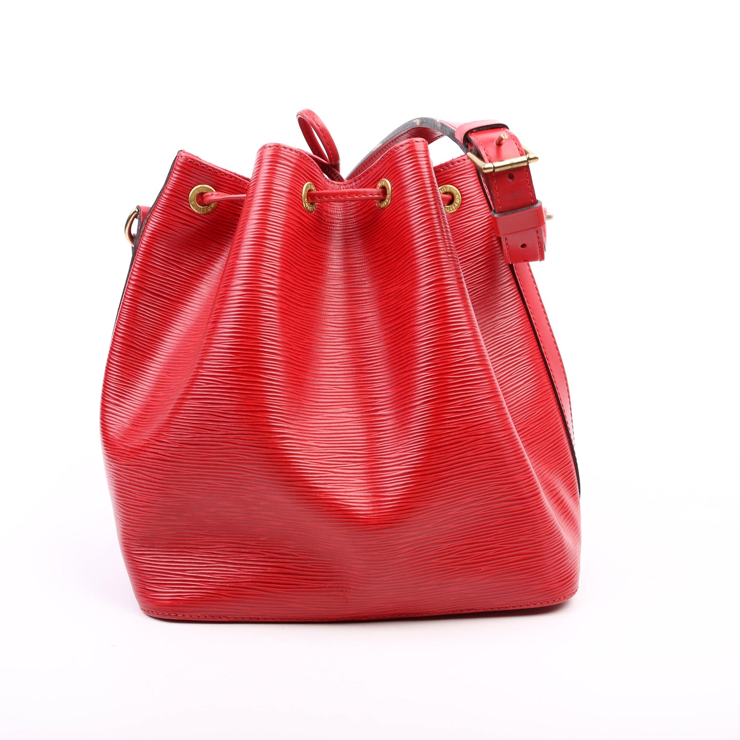 Louis Vuitton Noe Petit Epi Red Handbag