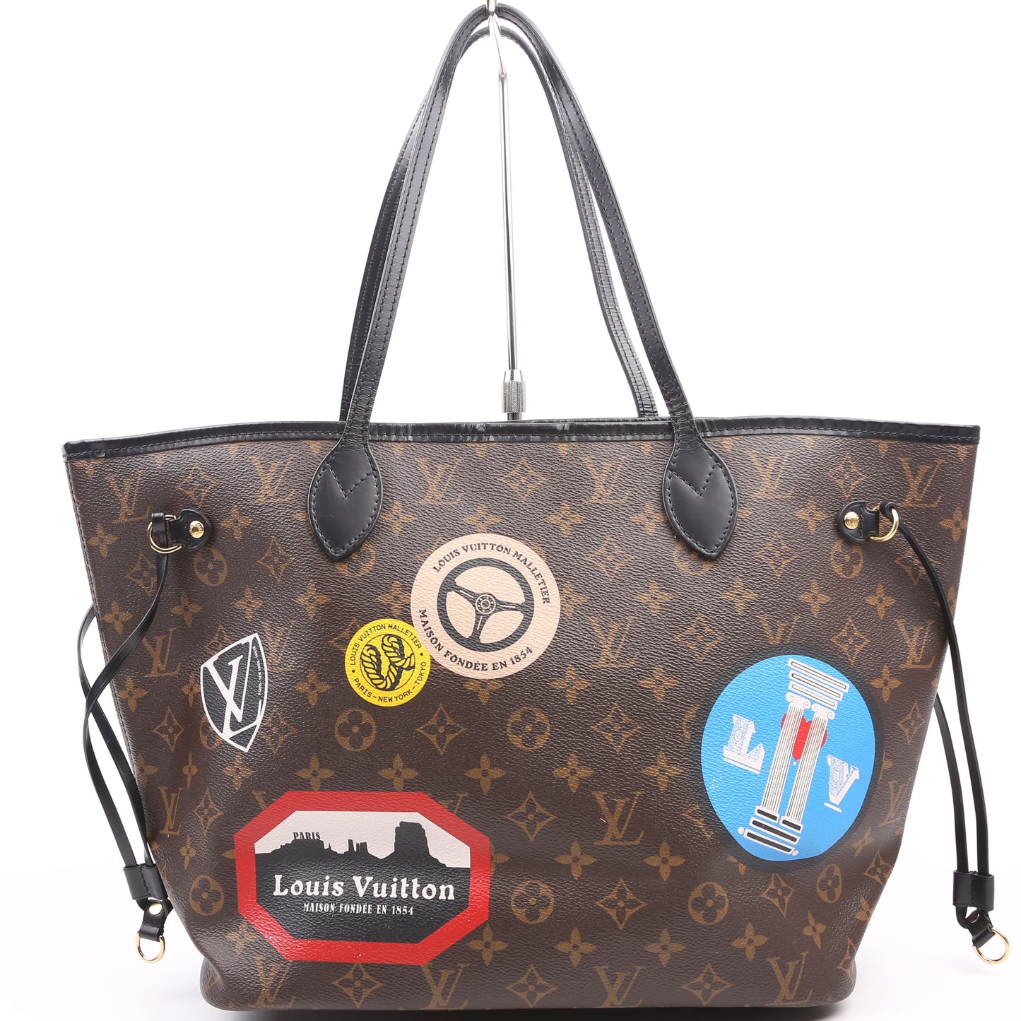 Louis Vuitton Neverfull MM My World Tour Monogram Wallet Case