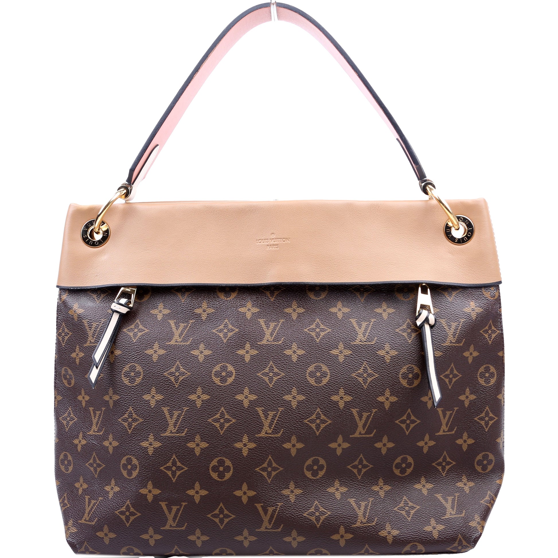 Louis Vuitton Tuileries Hobo Tan Monogram Shoulder Bag