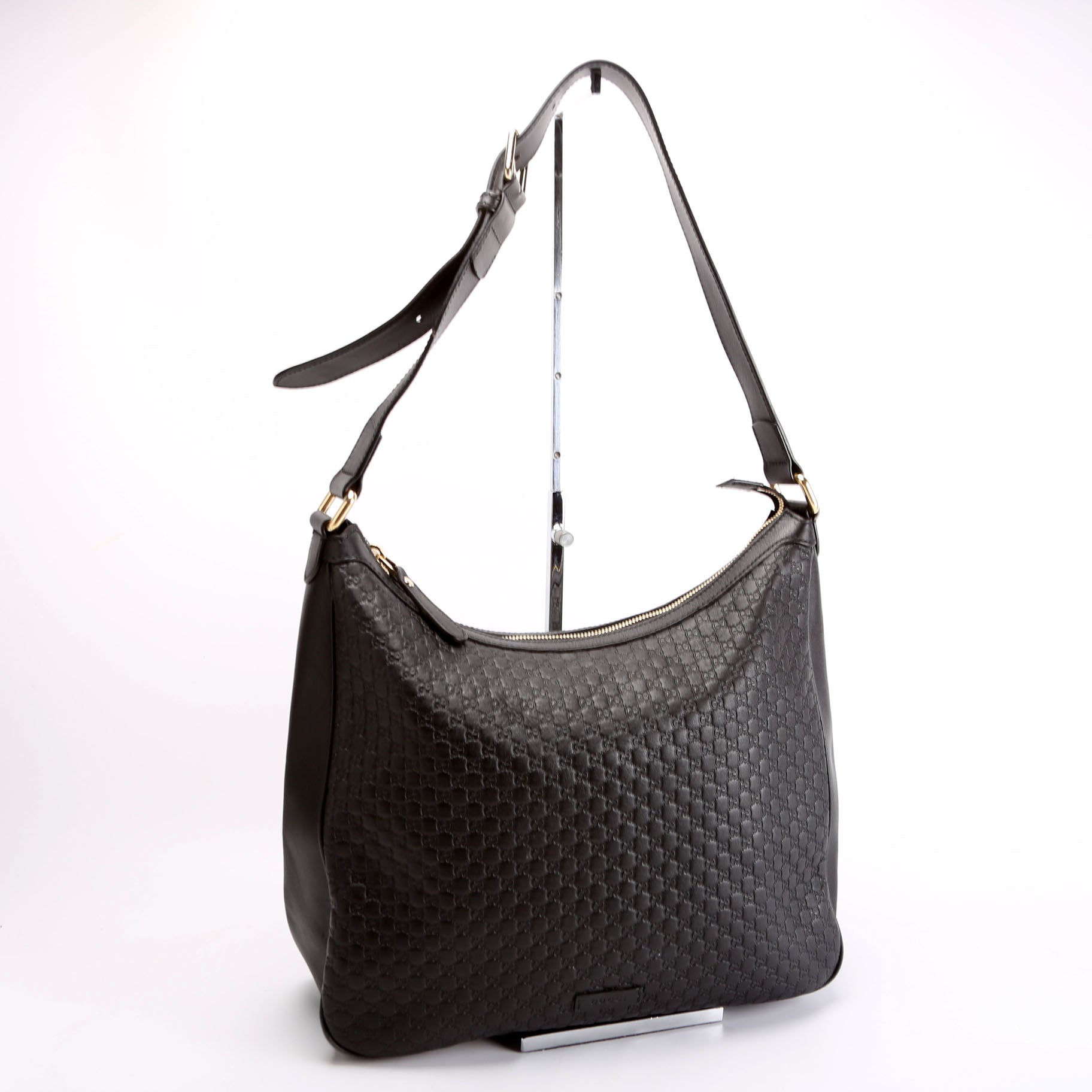 Gucci Guccissima Black Shoulder Bag