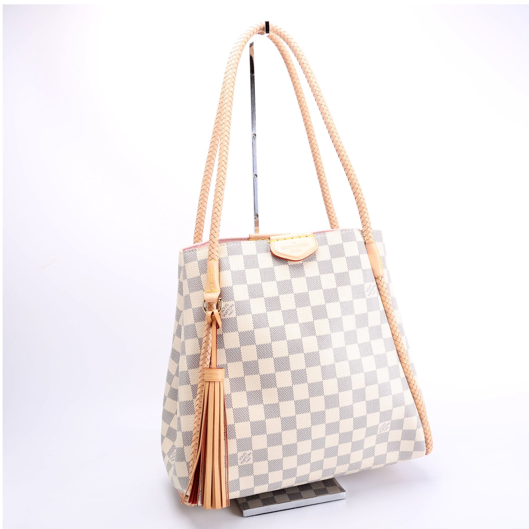 Louis Vuitton Propriano Azur Pink Damier Handbag