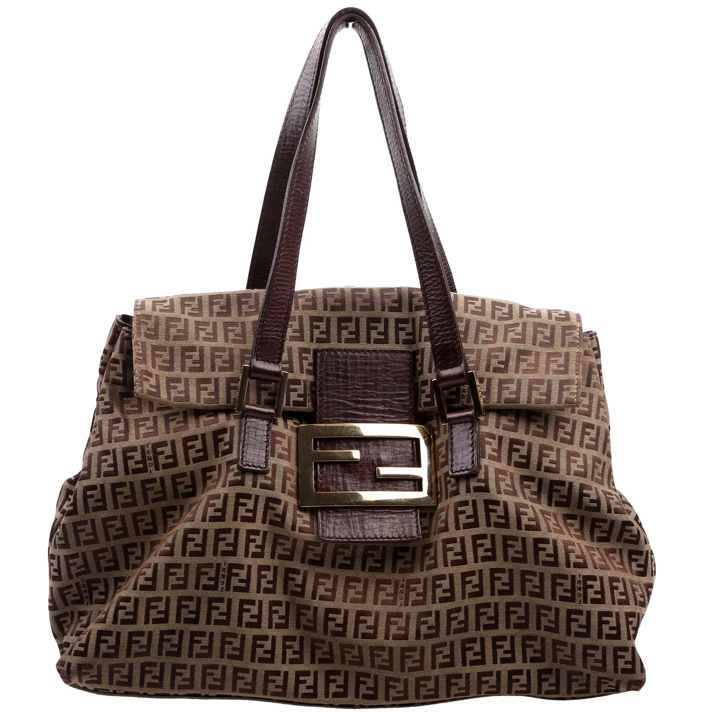 Fendi 8Bn188 Zuccino Accordion Bag Large Travel Bag