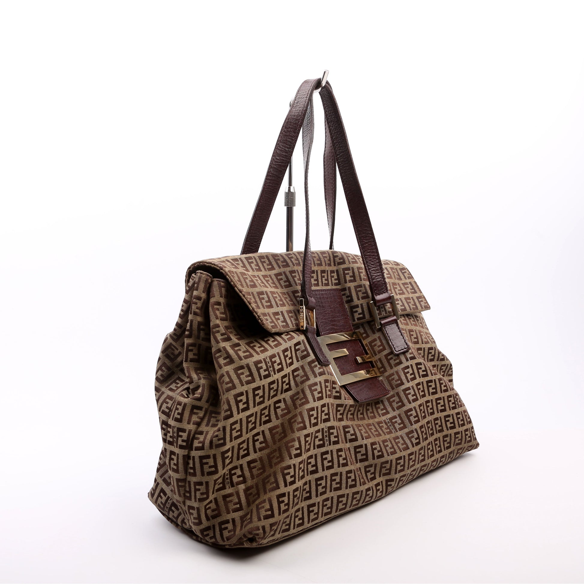 Fendi 8Bn188 Zuccino Accordion Bag Large Travel Bag