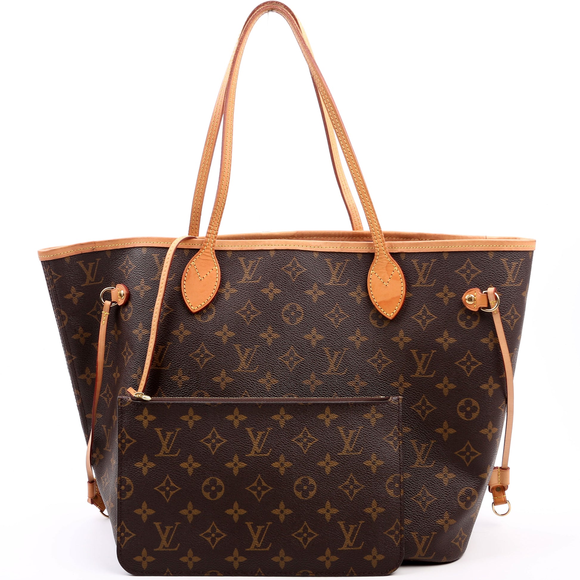 Louis Vuitton Neverfull MM Monogram Wallet Case 24