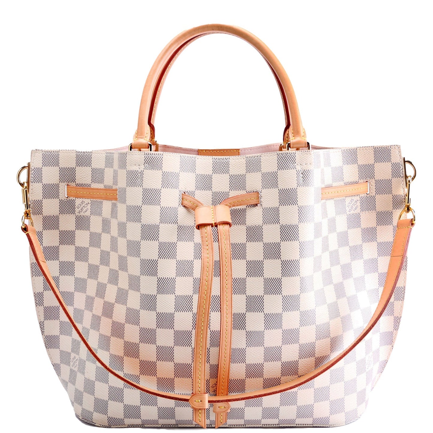 Louis Vuitton Girolata Azur Damier Pink Handbag