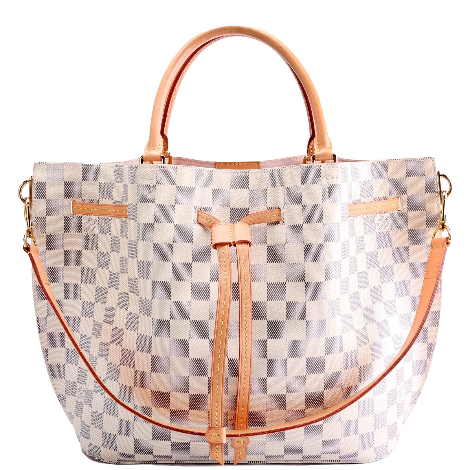 Louis Vuitton Girolata Azur Damier Pink Handbag