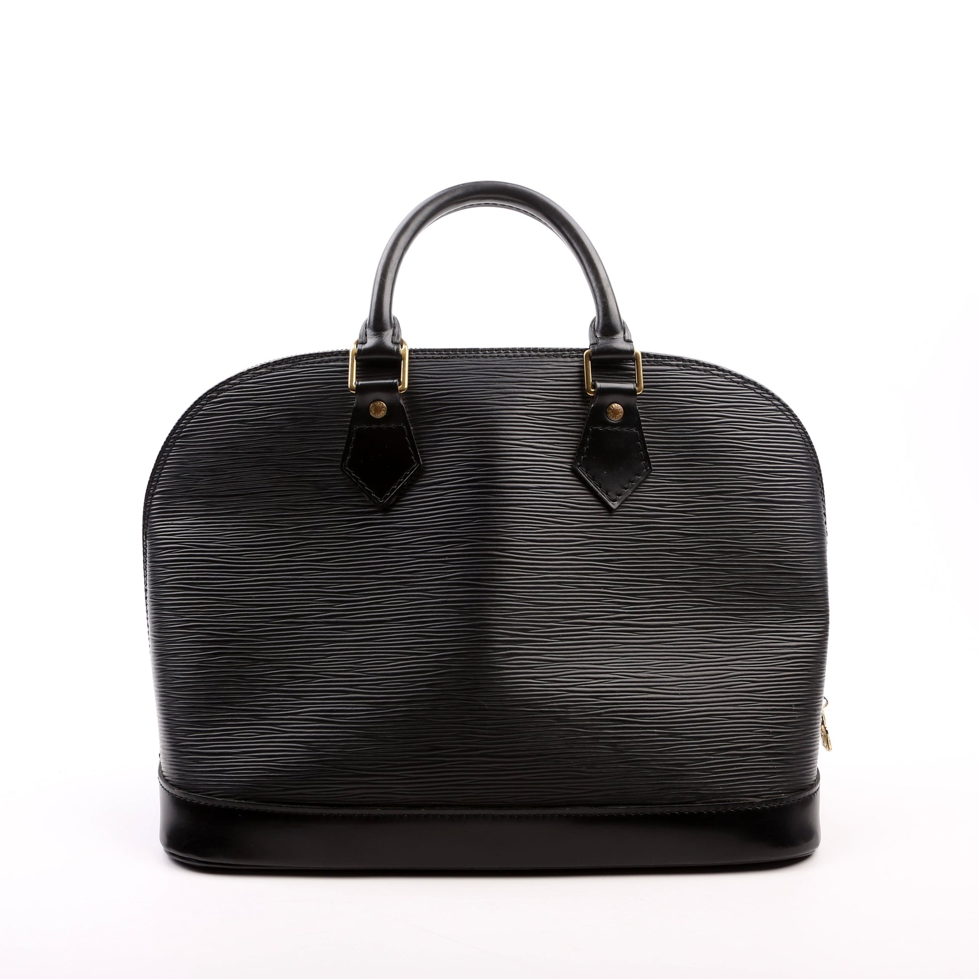Louis Vuitton Alma PM Older Epi Black Handbag Black 2