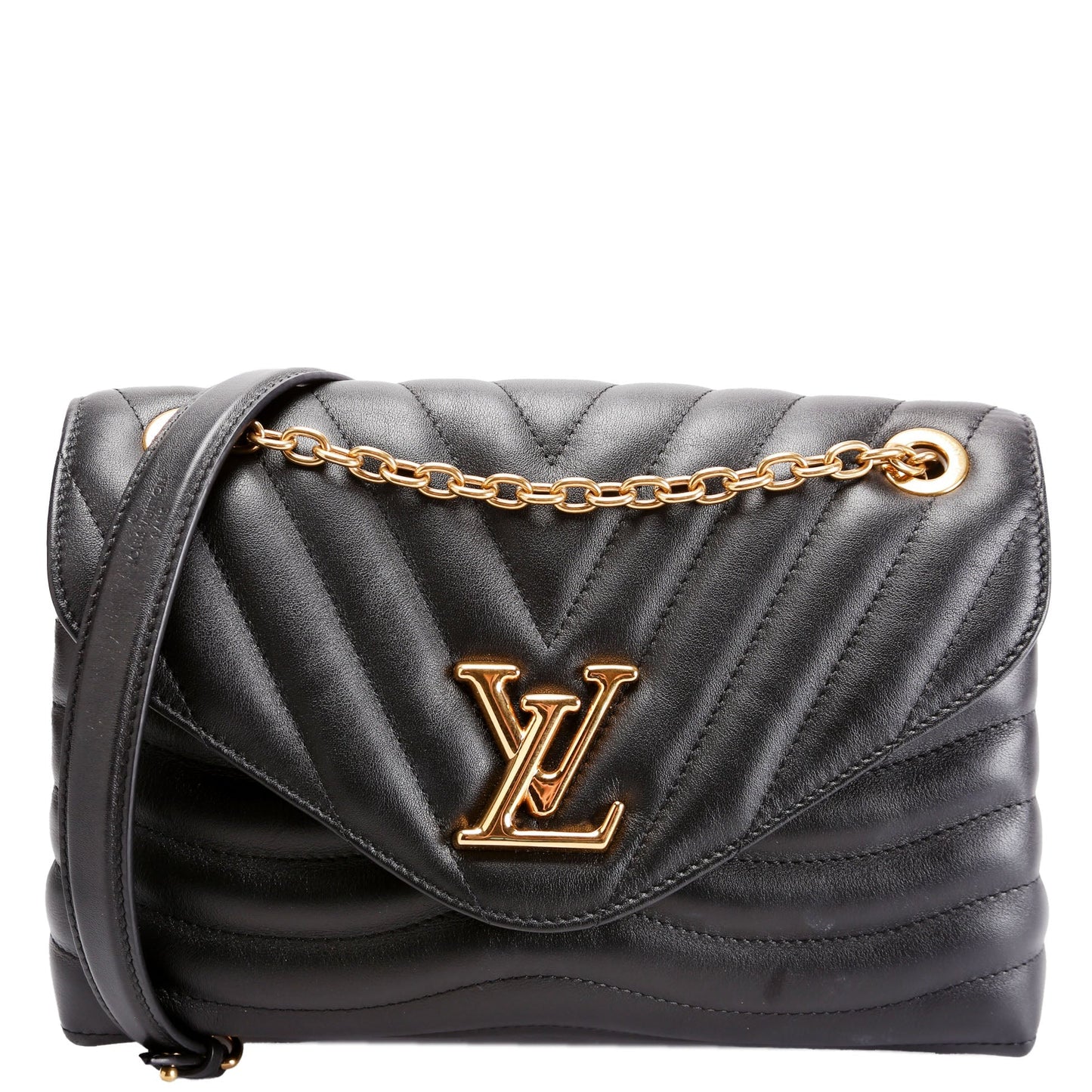 Louis Vuitton New Wave MM Black Handbag