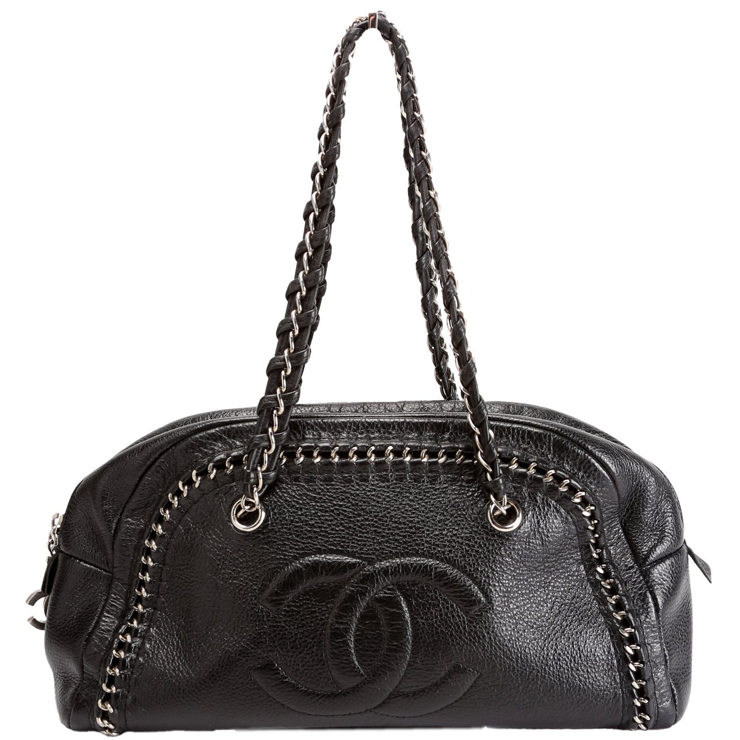 Chanel Around Bowler Black Handbag