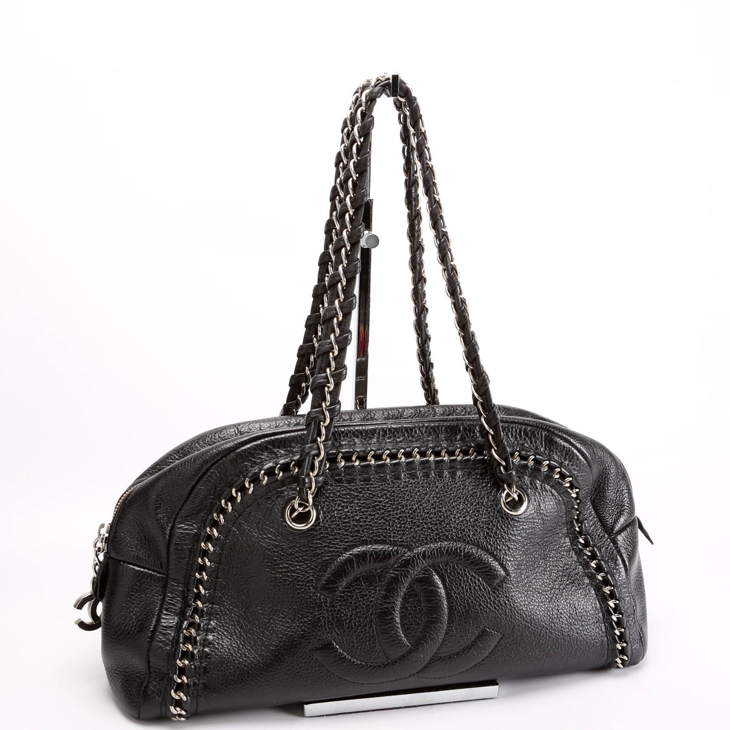 Chanel Around Bowler Black Handbag