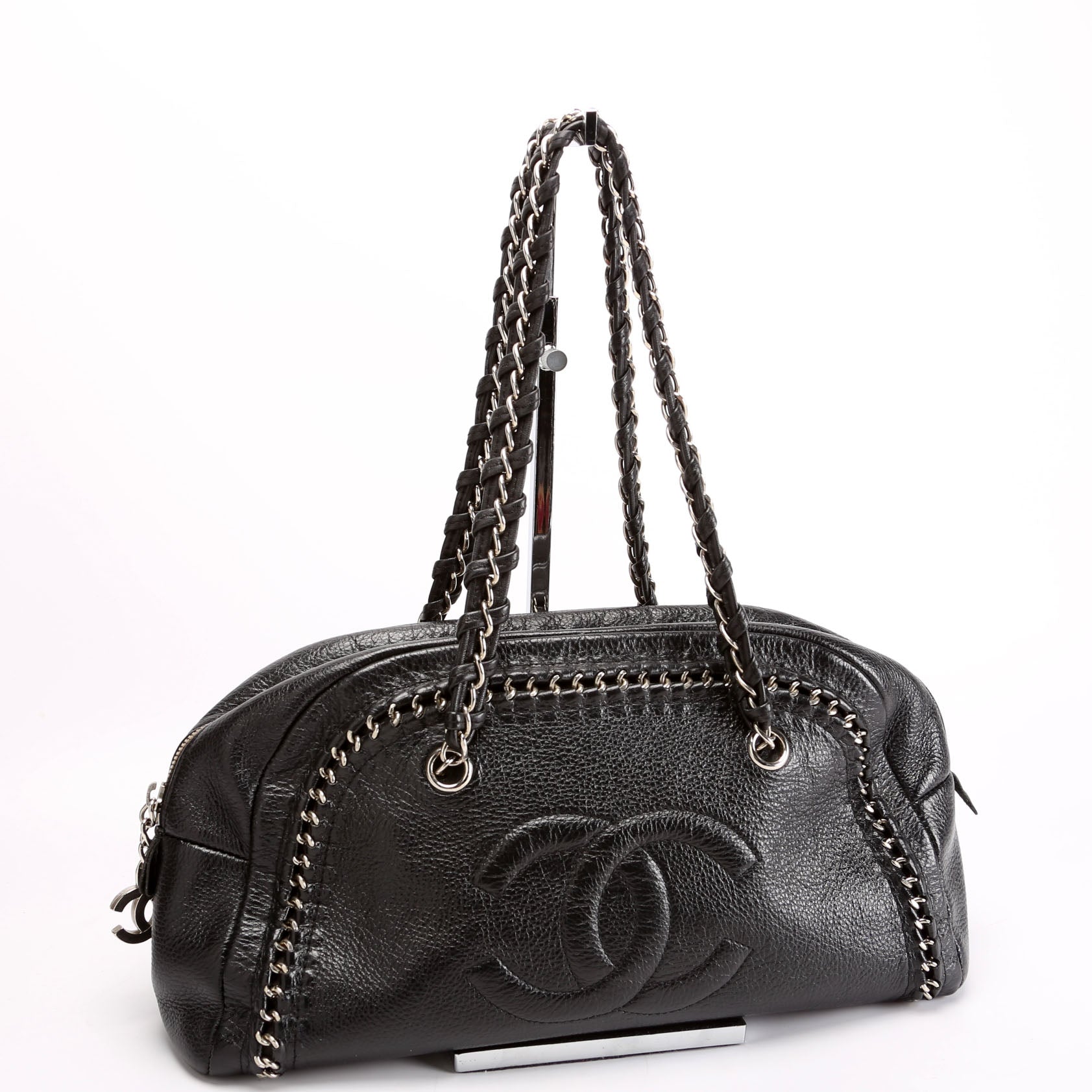 Chanel Around Bowler Black Handbag