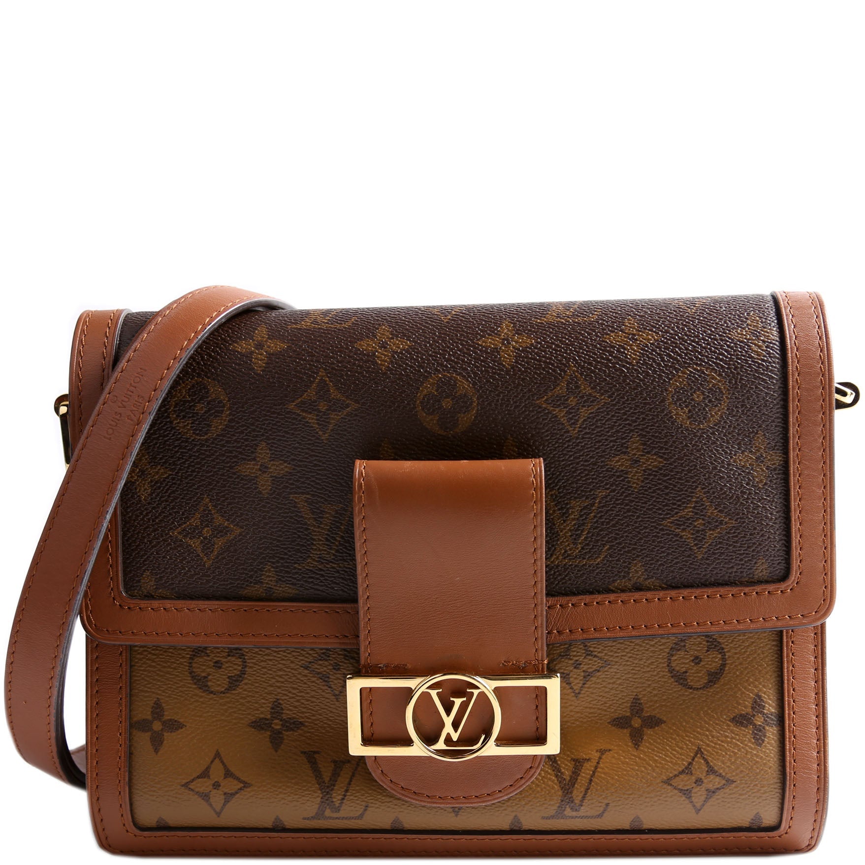 Louis Vuitton Dauphine MM Reversed Monogram Handbag