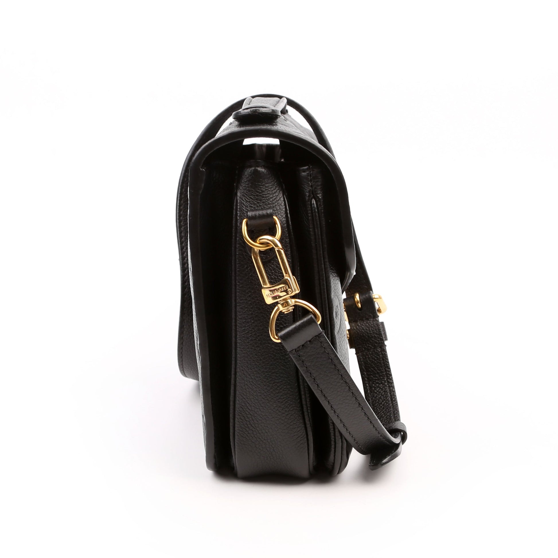 Louis Vuitton Pochette Metis Empreinte Black Clutch Bag