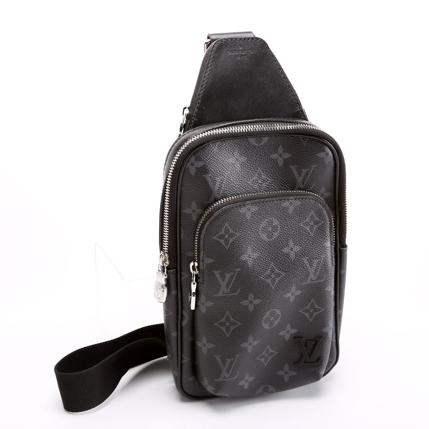 Louis Vuitton Avenue Slingbag Pm Eclipse Black Gray Crossbody Bag