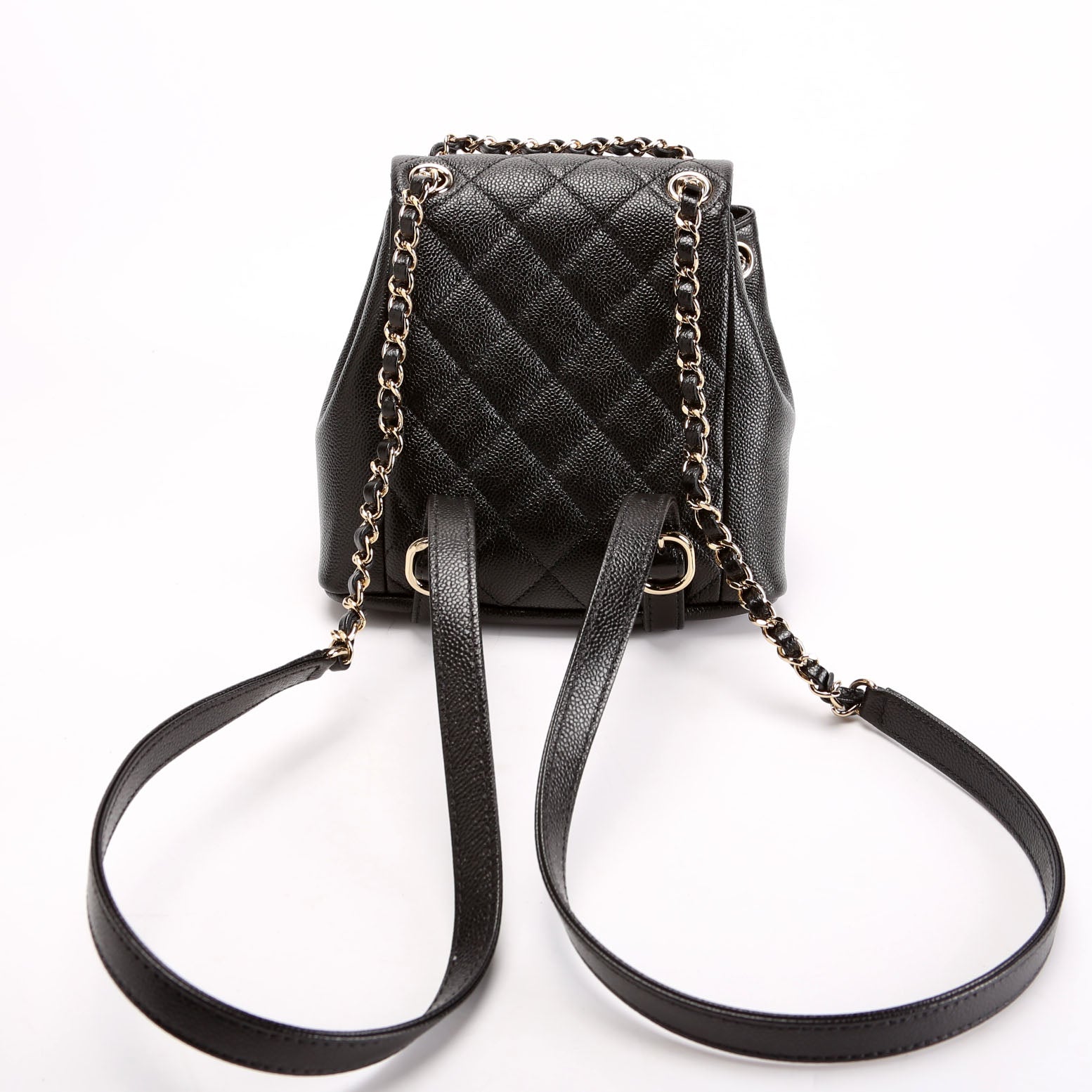 Chanel Duma Pocket Backpack Caviar RFID Black