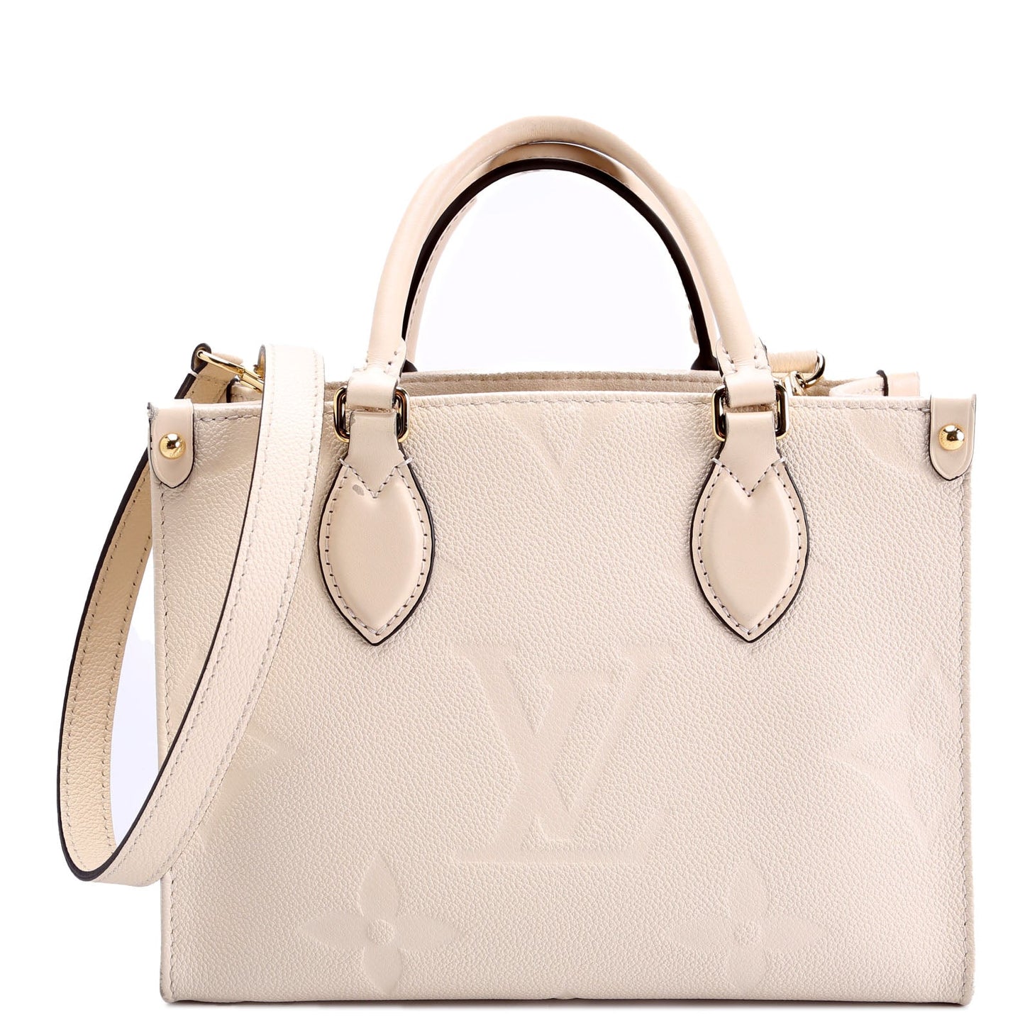 Louis Vuitton ONTHEGO PM Cream Empreinte Handbag