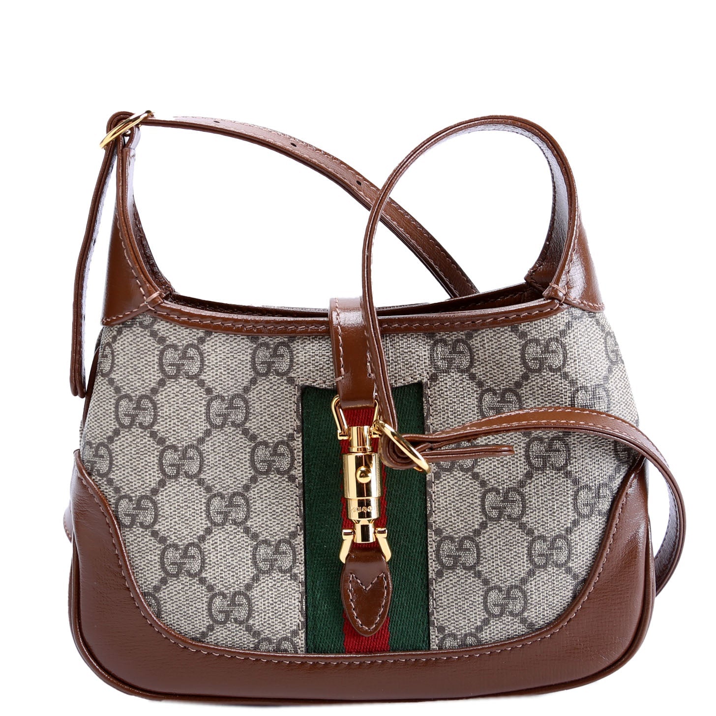 Gucci Jackie Brown Mini Shoulder Bag Brown 2