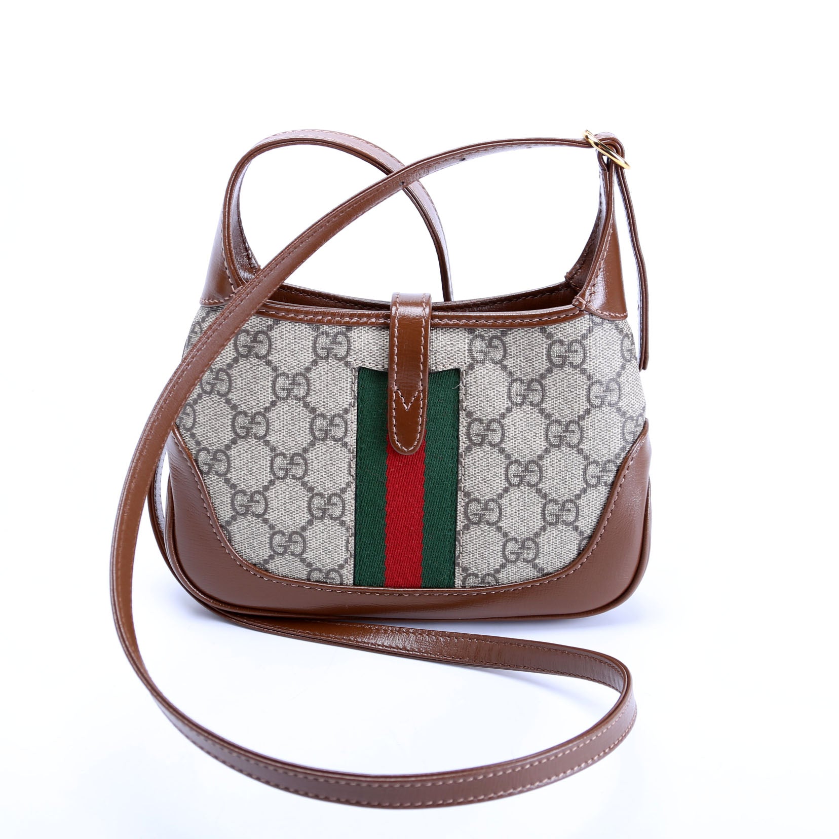 Gucci Jackie Brown Mini Shoulder Bag Brown 2